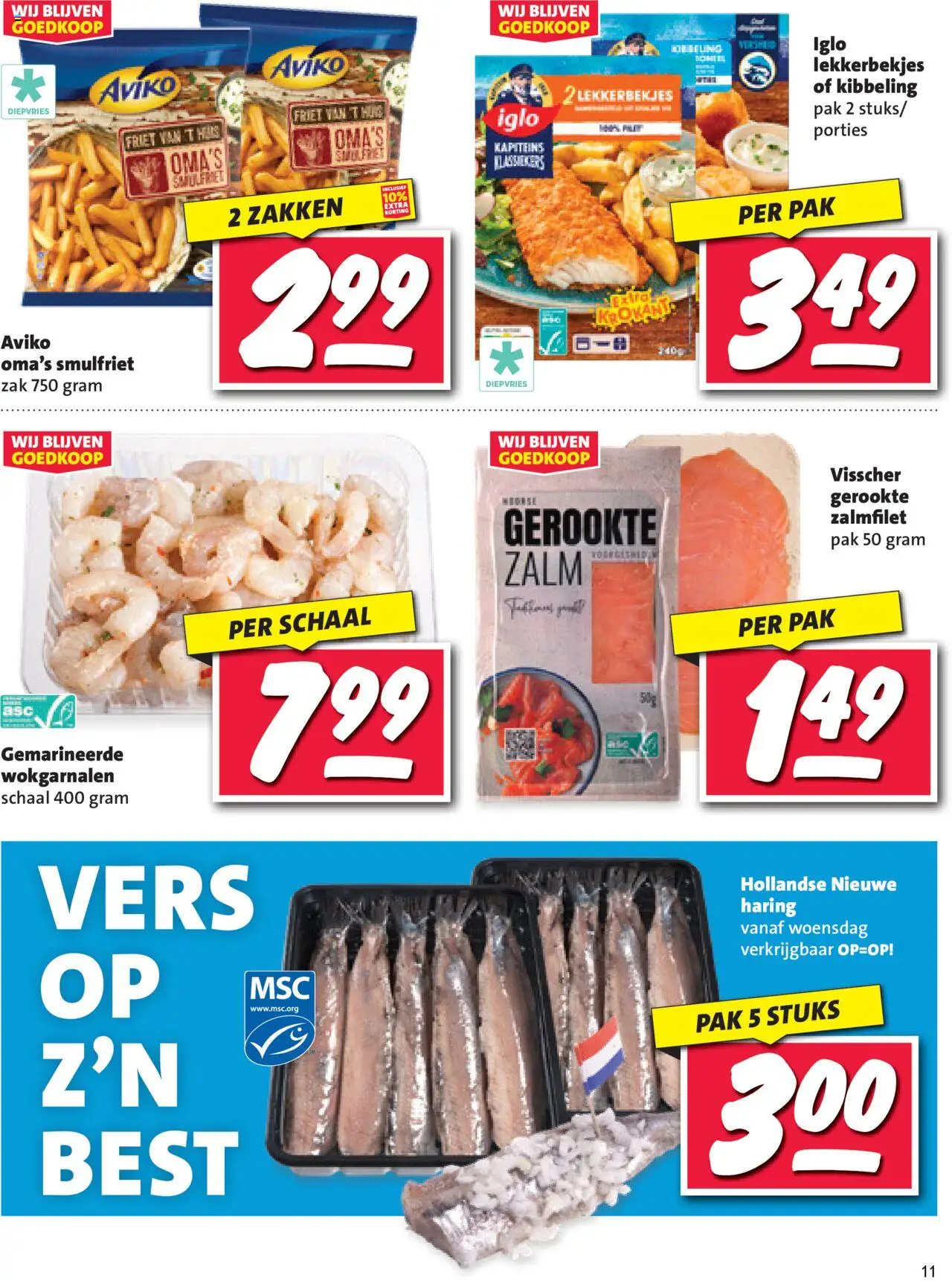  | Pagina: 11 | Producten: Schaal, Zalm, Friet, Zak