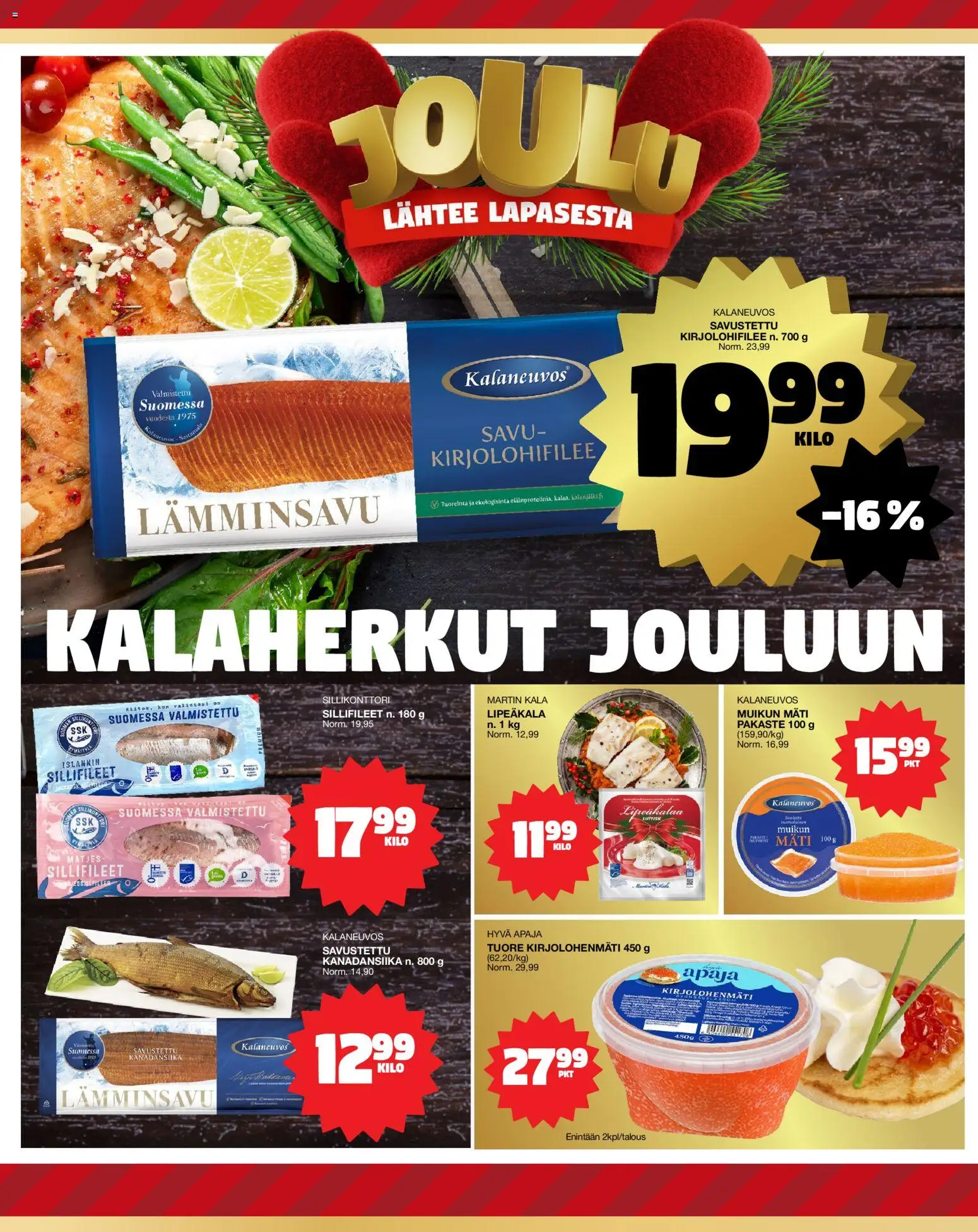 Tokmanni - EUROSPAR – voimassa 18.12.2025 alkaen | Sivu: 4 | Tuotteet: Kala