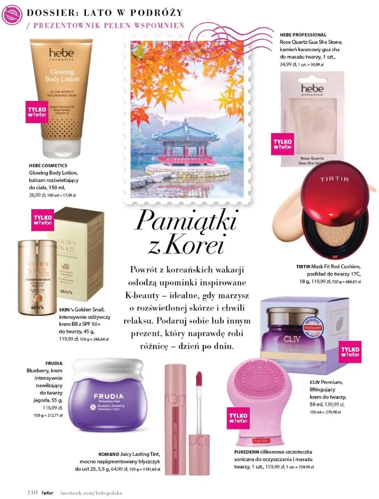 Hebe Gazetka - Magazyn od 01.07.2025 | Strona: 110 | Produkty: Szczoteczka soniczna, krem BB, Błyszczyk, Podkład do twarzy