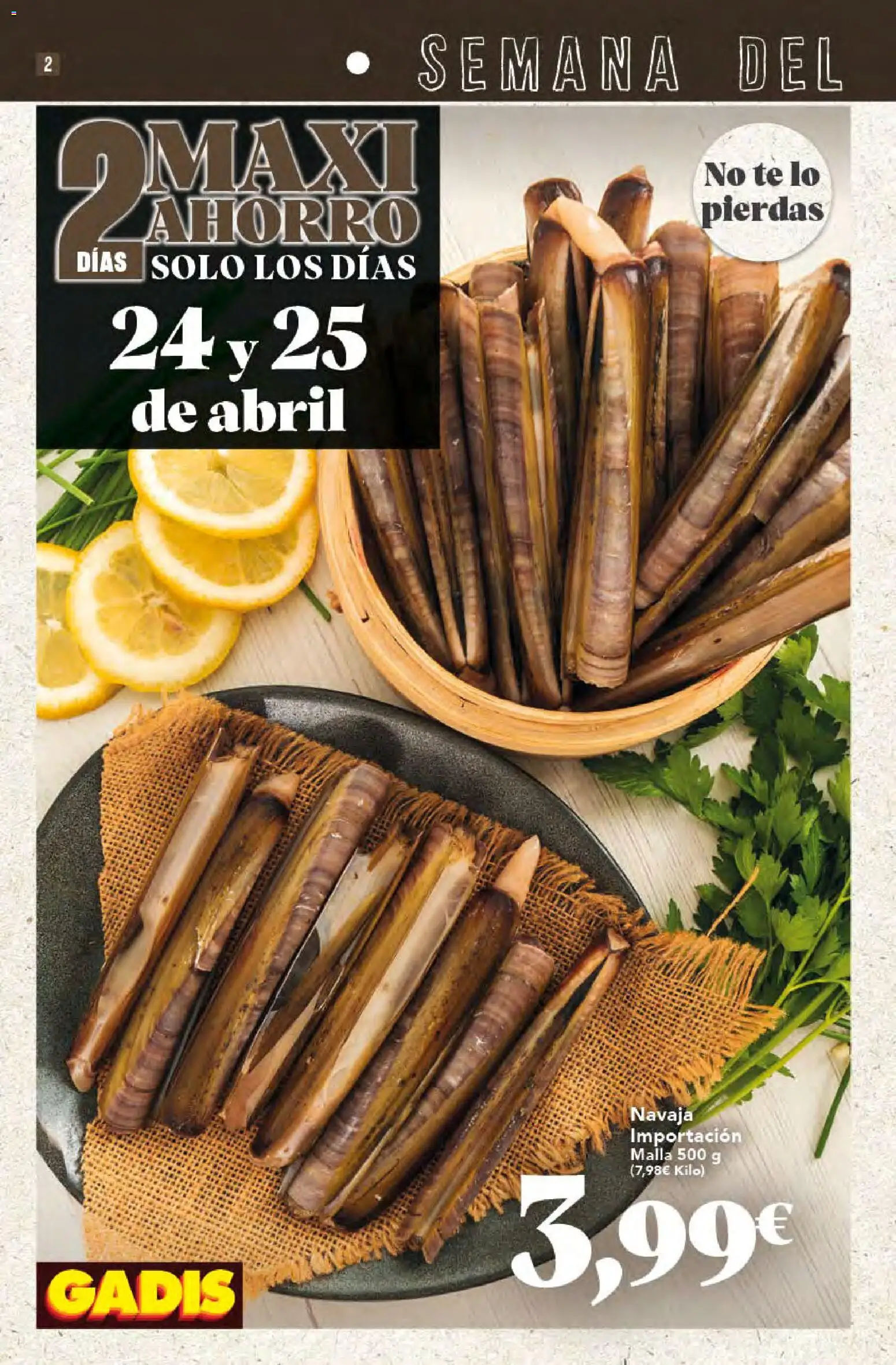 Gadis folleto │ válido desde el 22.04.2026 | Página: 2 | Productos: Té