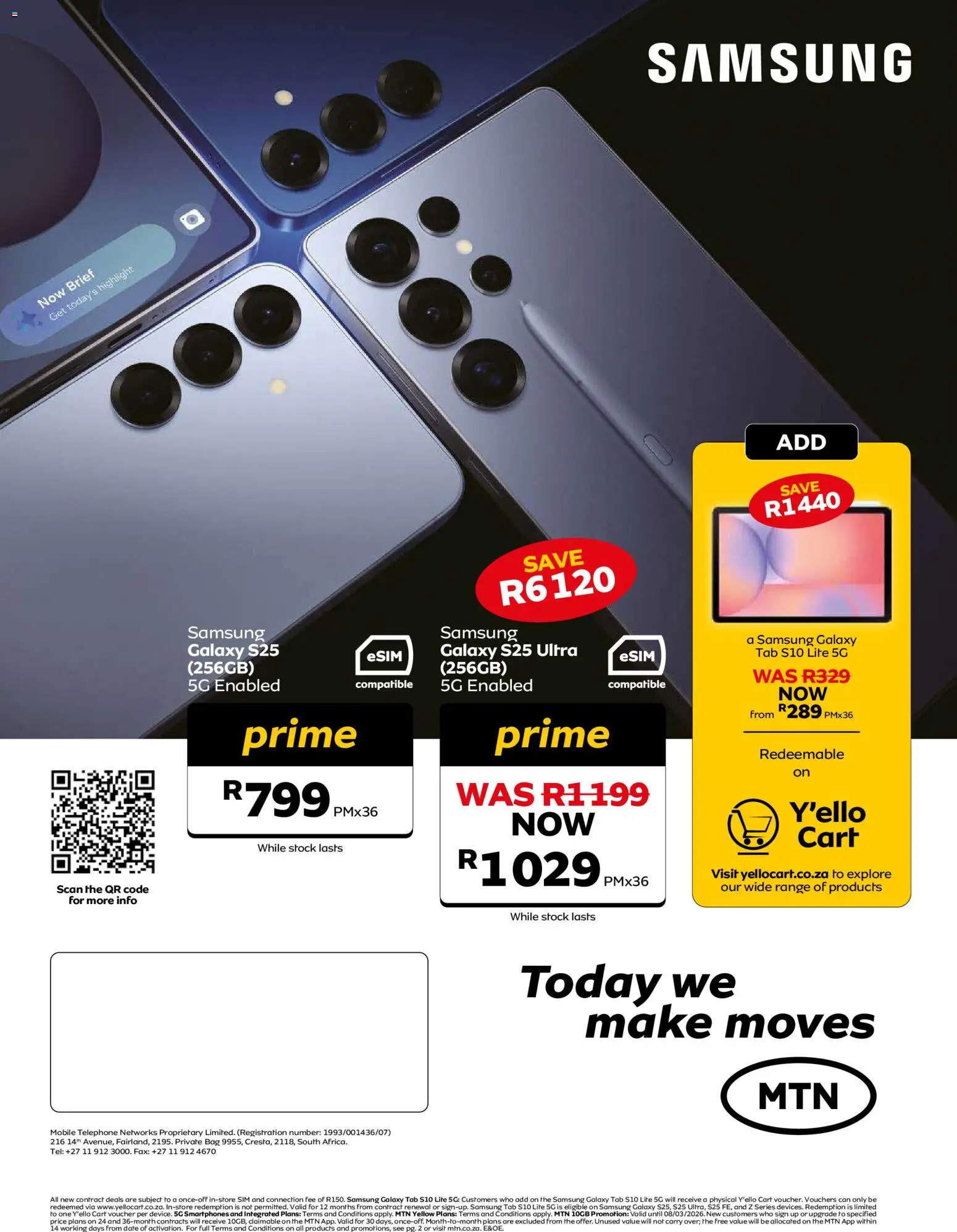 New MTN catalogue – valid from 01.02.2026 | Page: 44 | Products: Sim, Bag, Stock