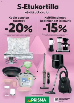 Katso Prisma tarjoukset - S-Etukortilla voimassa alkaen 30.07.2025