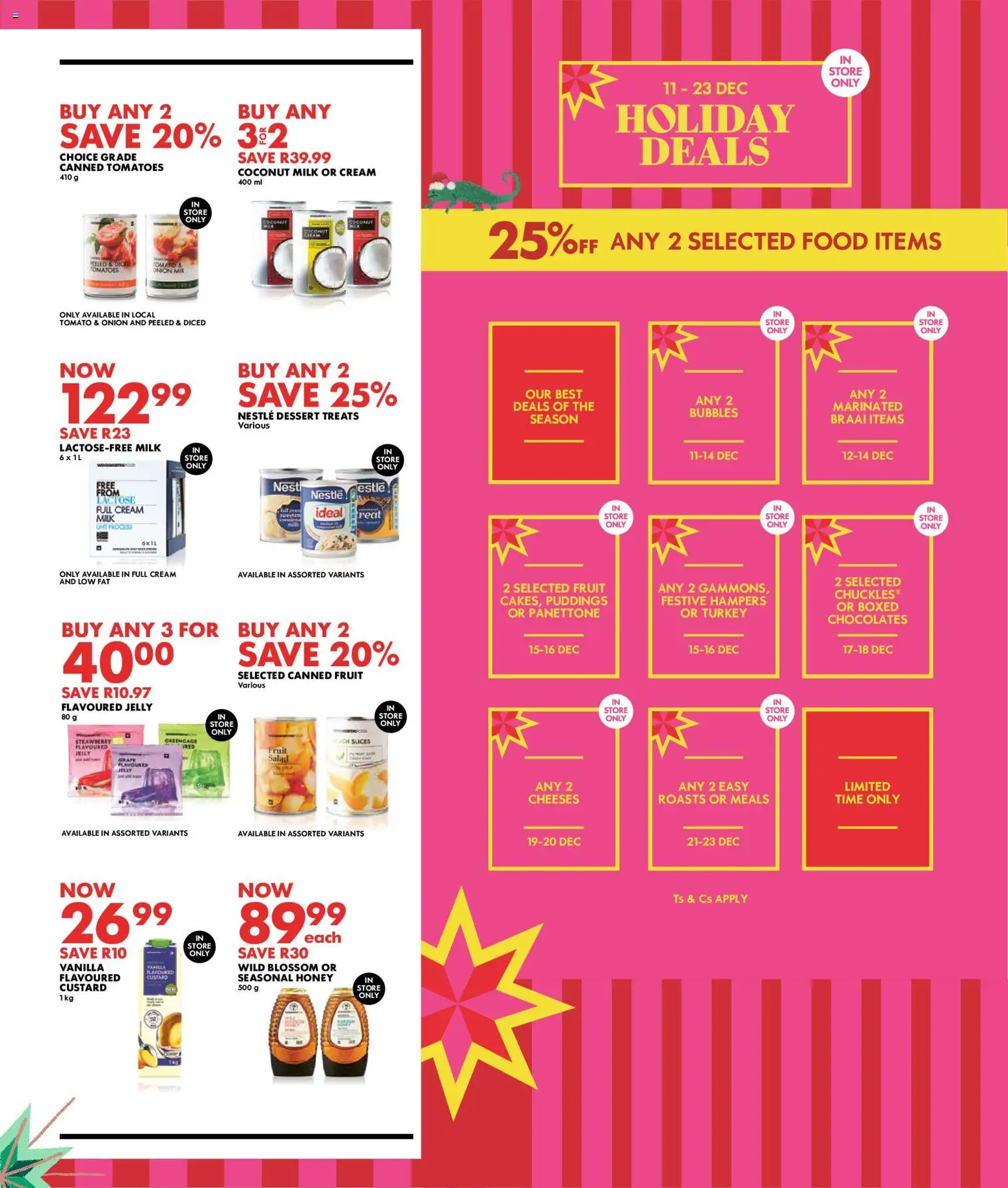 New Woolworths catalogue – valid from 08.12.2025 | Page: 5 | Products: Milk, Cream, Salad, Fruit