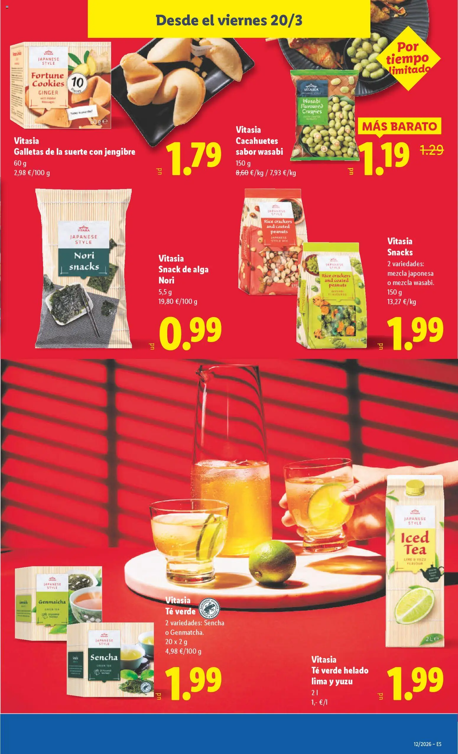 Lidl folleto │ válido desde el 16.03.2026 | Página: 33 | Productos: Lima, Té, Galletas, Helado