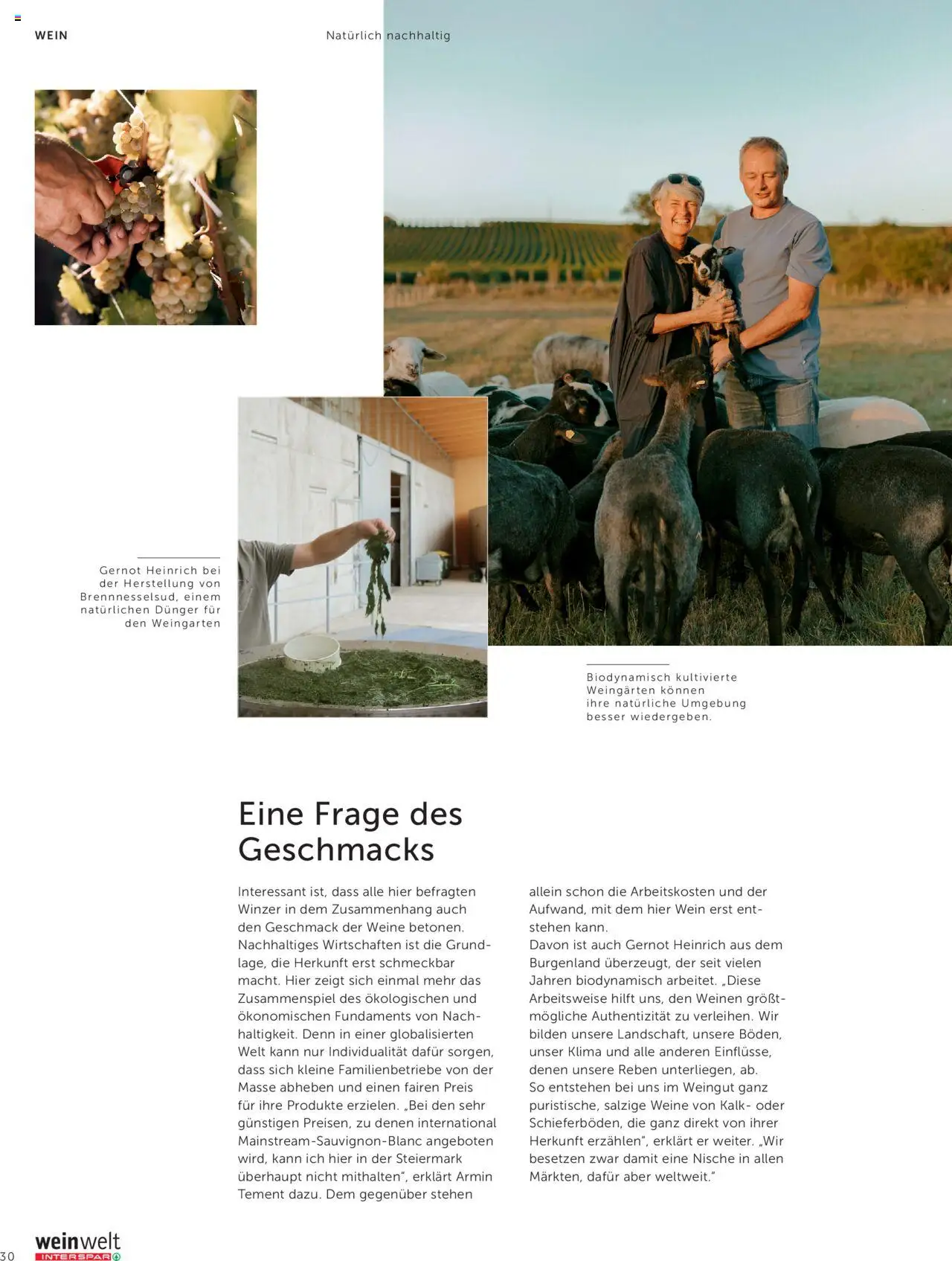 Interspar Weinwelt Magazin Ausgabe Herbst gültig ab 10.09.2025 | Seite: 30 | Produkte: Wein
