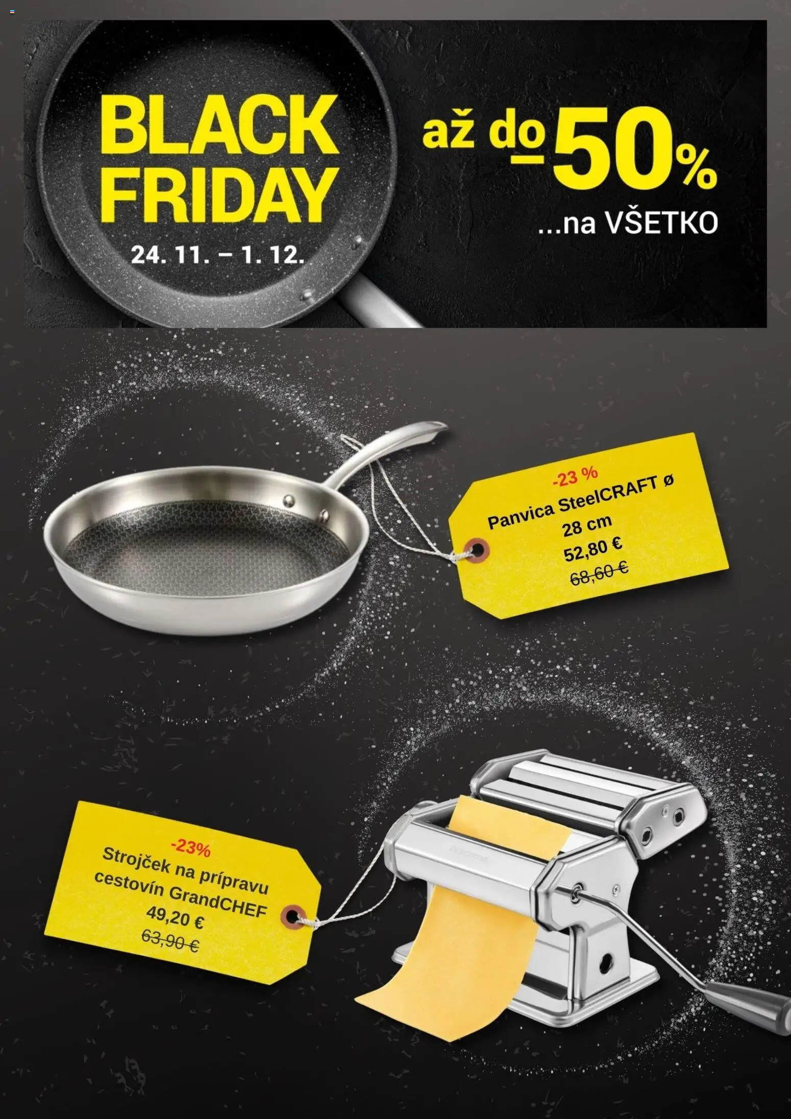 Nové TESCOMA akcie – leták je platný od 24.11.2025 | Strana: 2 | Produkty: Strojček, Panvica