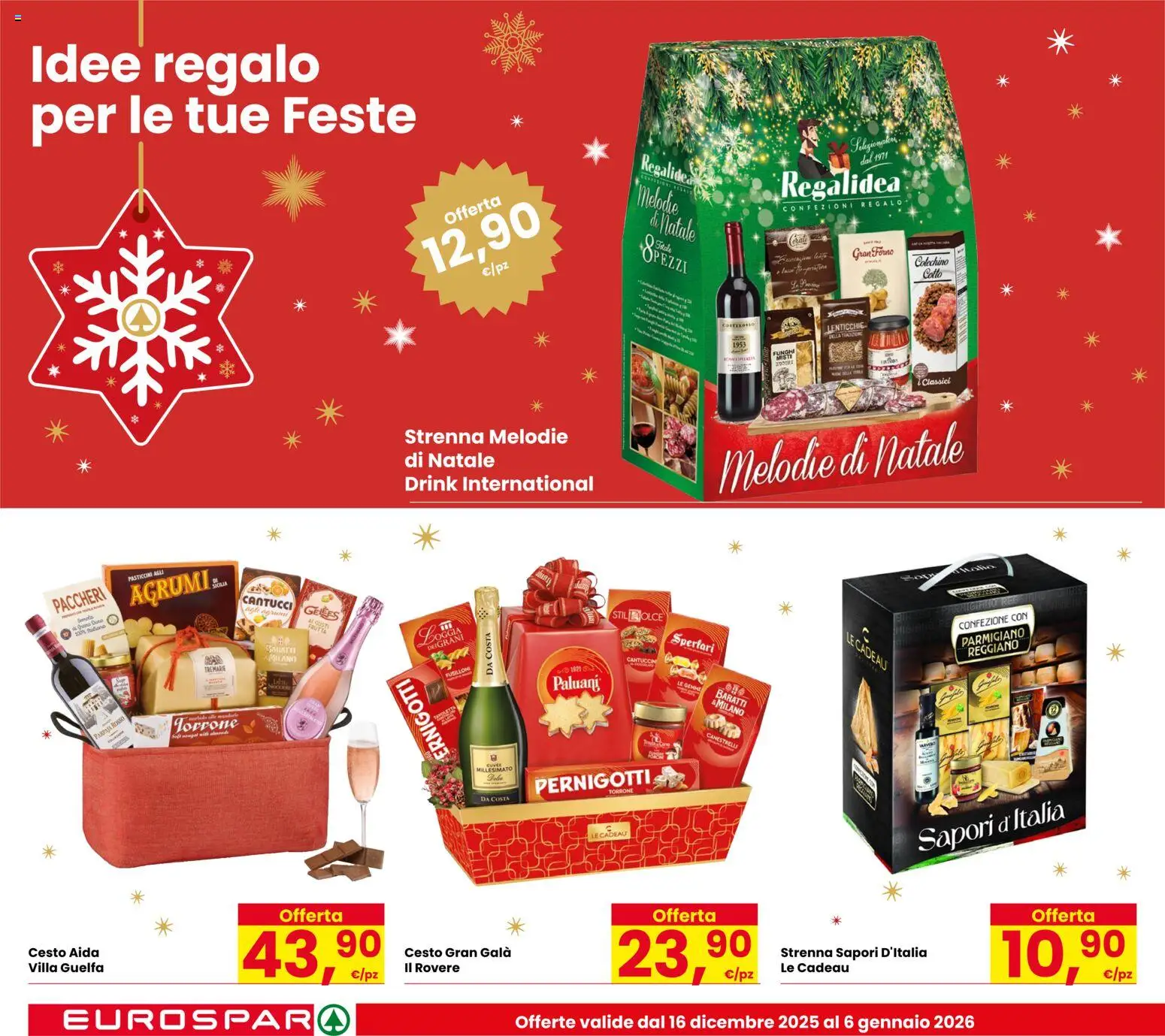 Volantino Despar del 16.12.2025 | Pagina: 18 | Prodotti: Lenticchie, Frutta, Funghi, Parmigiano