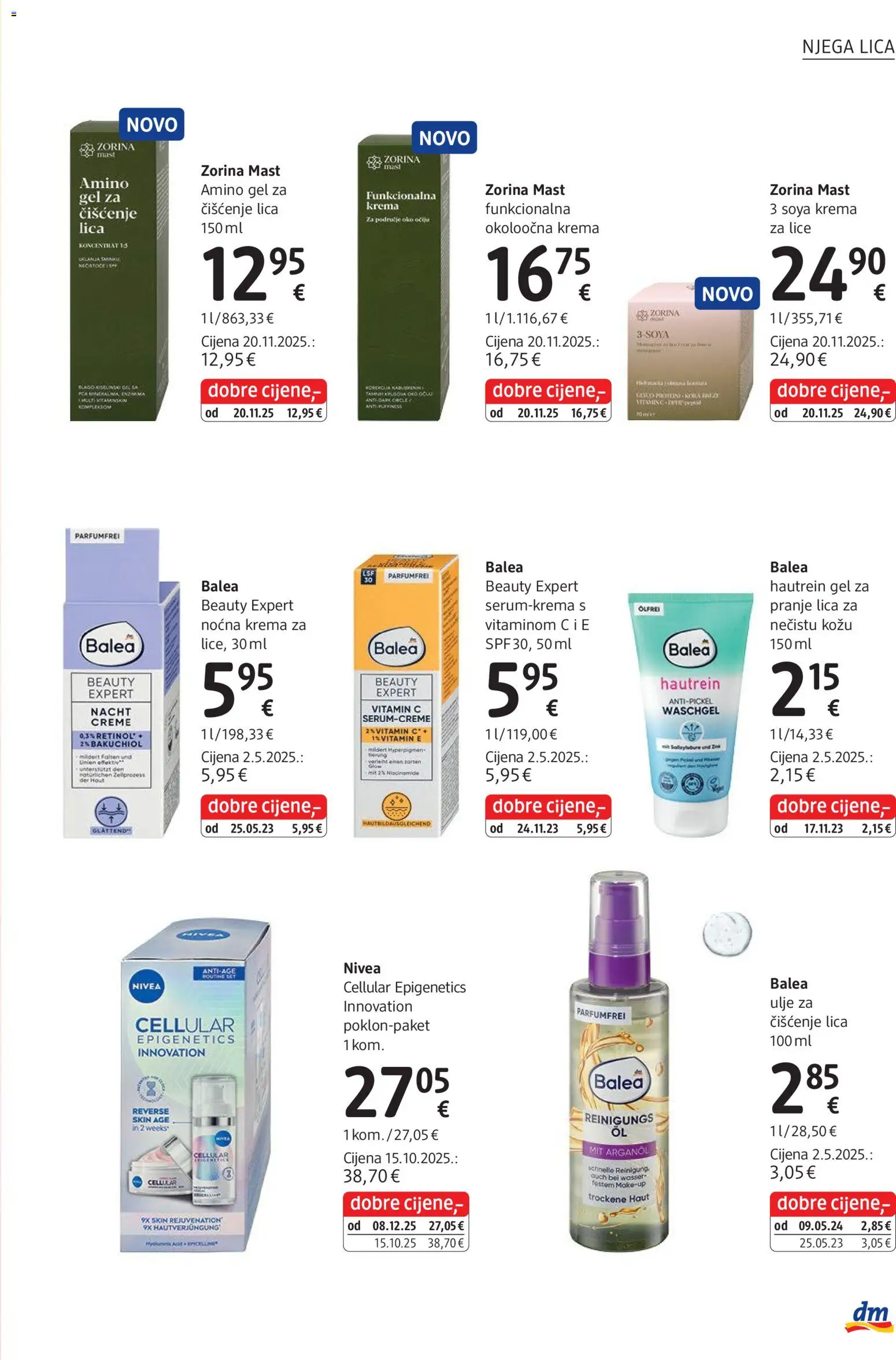 DM katalog | vrijedi od 01.01.2026 | Stranica: 31 | Proizvodi: Mast, Krema za lice, Noćna krema, Krema