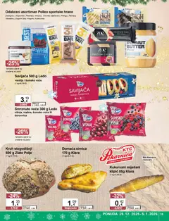 KTC - Katalog široke potrošnje - Pregled kataloga iz trgovine KTC, vrijedi od 29.12.2025 | Stranica: 19 | Proizvodi: Kruh, Ledo, Voće, Smrznuto voće