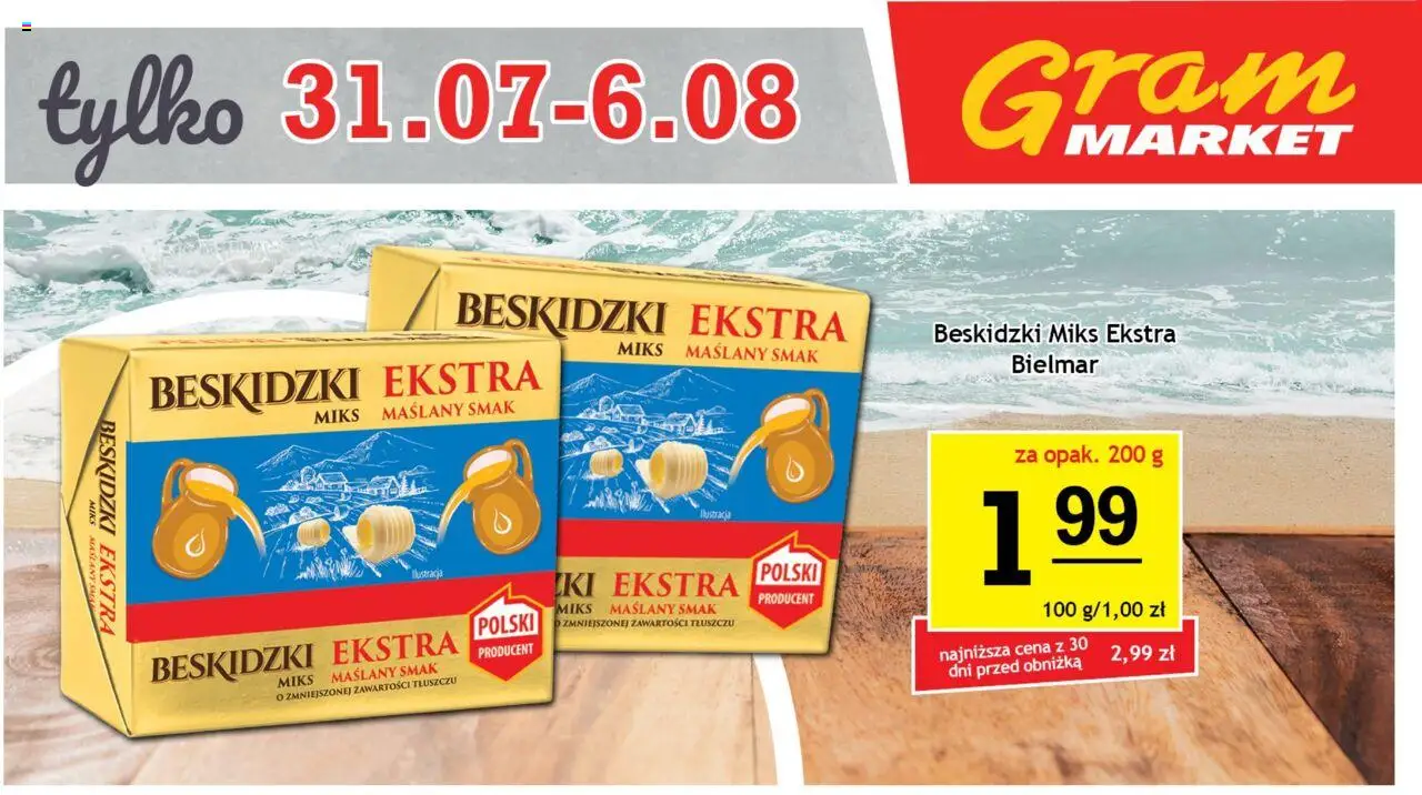 Gram Market Gazetka - Billboard od 31.07.2025 | Strona: 1