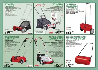 Anteprima del volantino Catalogo Macchine da giardino Brico OK	 valido a partire dal 03.03.2025 | Pagina: 8 | Prodotti: Rullo, Compressore, Carrello, Contenitore