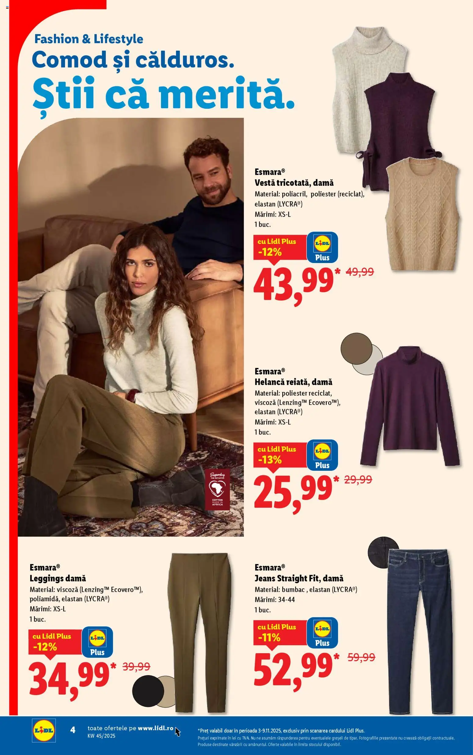Noul catalog Lidl – valabil de la 03.11.2025 | Pagină: 4 | Produse: Vestă