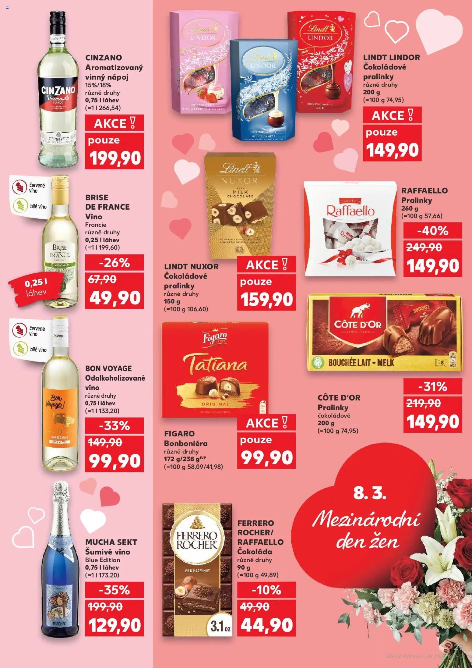 Kaufland leták - Ostrava od 04.03.2026 | Strana: 29 | Produkty: Bílé víno, Čokoláda, Víno, Bonboniéra