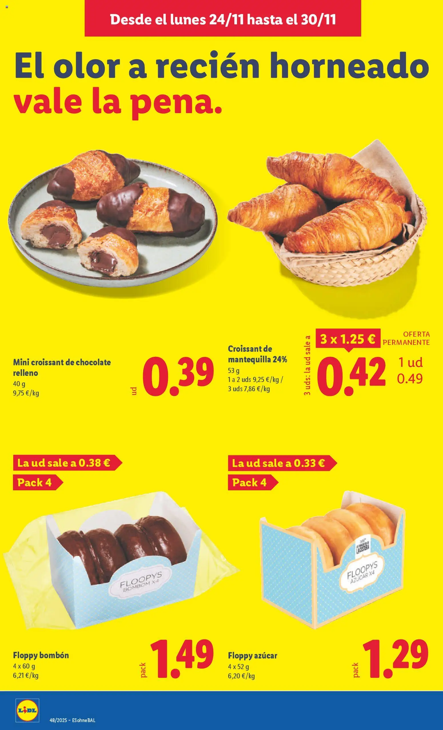 Lidl folleto │ válido desde el 24.11.2025 | Página: 14 | Productos: Chocolate, Croissant, Συσκευή ροής