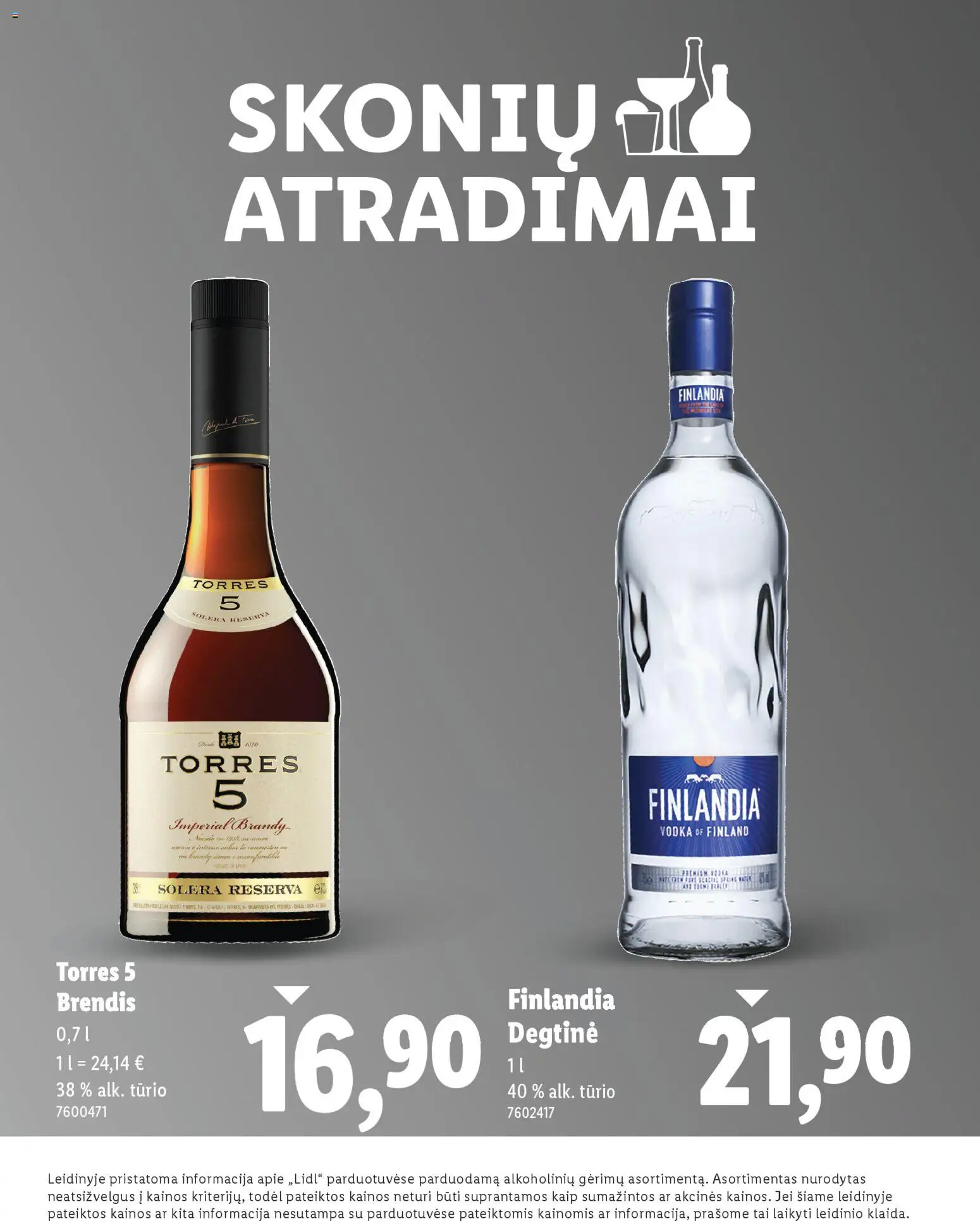 LIDL akcijos nuo 24.03.2026 | Puslapis: 8 | Prekių: Degtinė