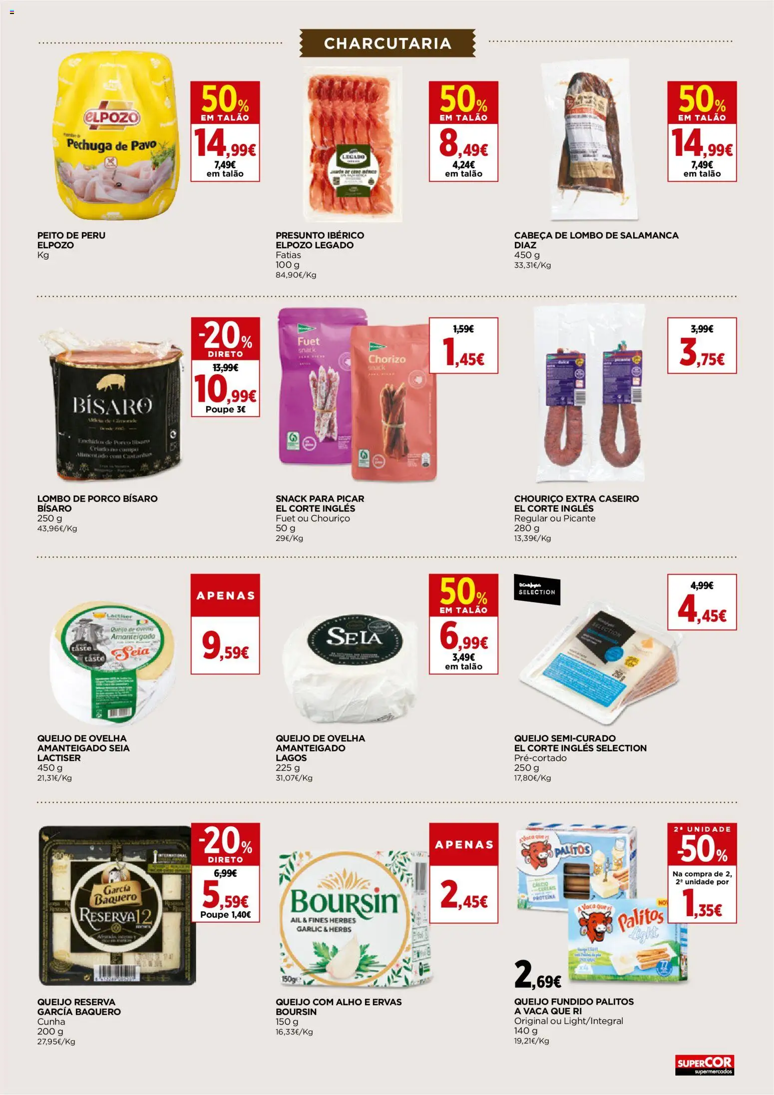 El Corte Ingles folheto │ válido de 16.01.2026 | Página: 5 | Produtos: Queijo, Lombo, Chouriço, Proteina