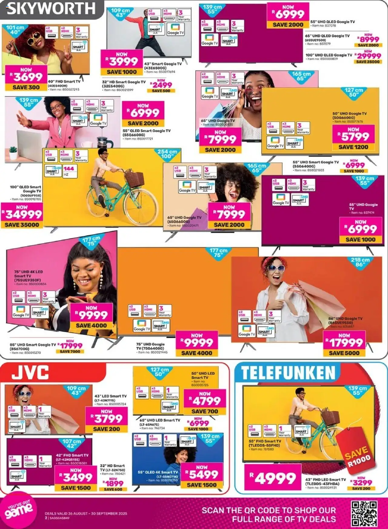 Game - End Of Season Clearance │ valid from 26.08.2025 | Page: 2 | Products: TV