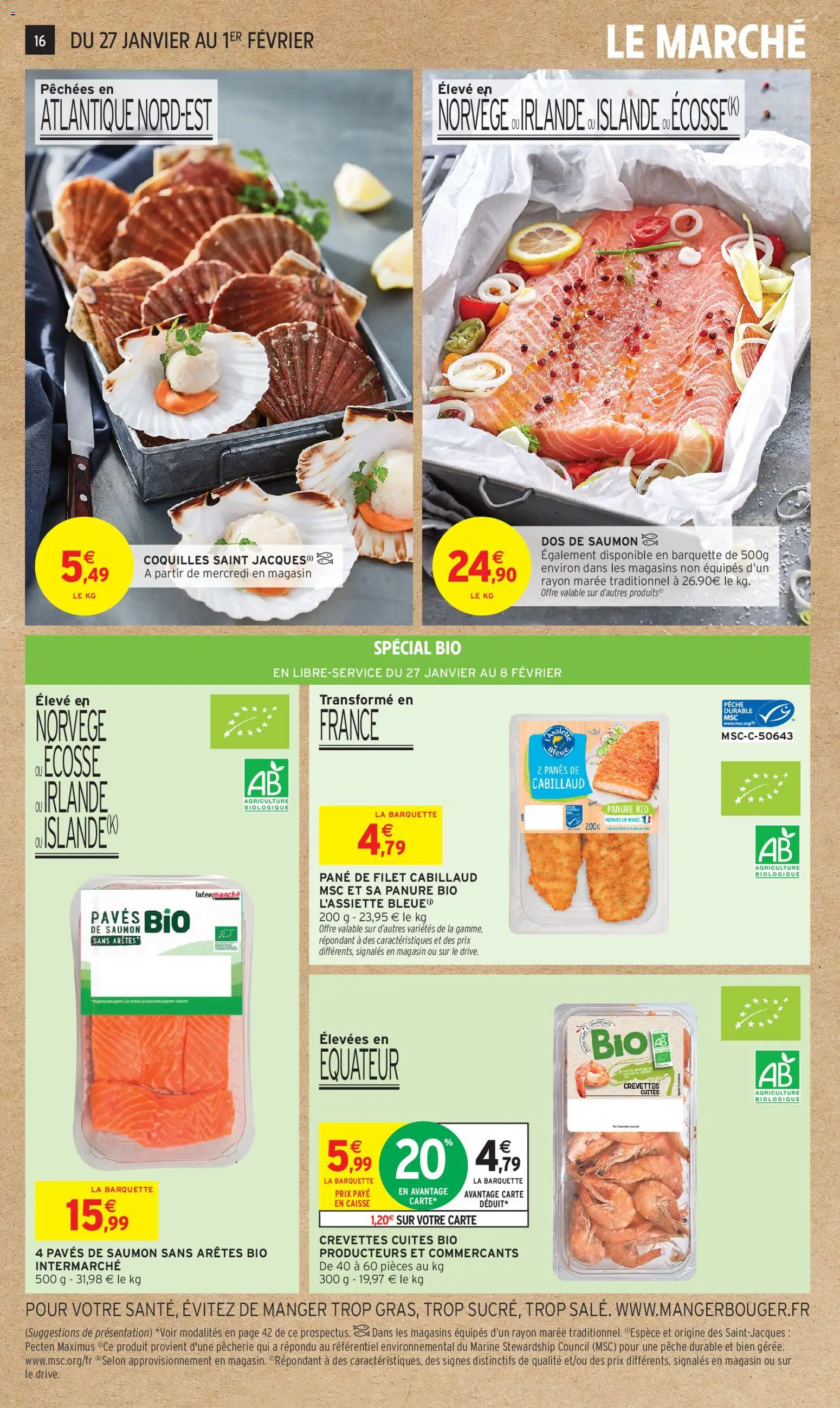 {H1} | Page: 16 | Produits: Pêche, Crevettes, Saumon