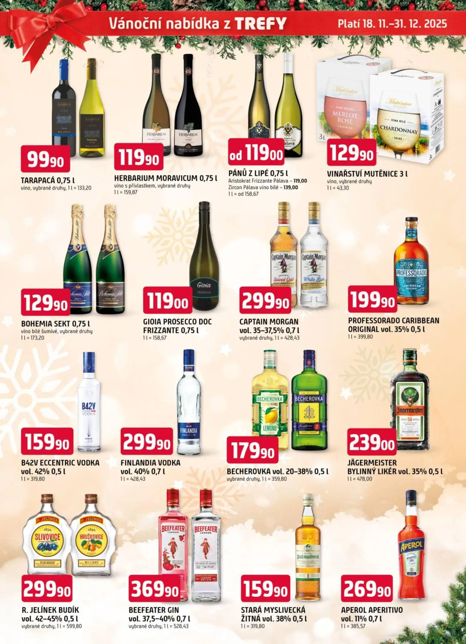 Trefa leták od 17.12.2025 | Strana: 12 | Produkty: Rum, Prosecco, Aperol, Prosecco DOC