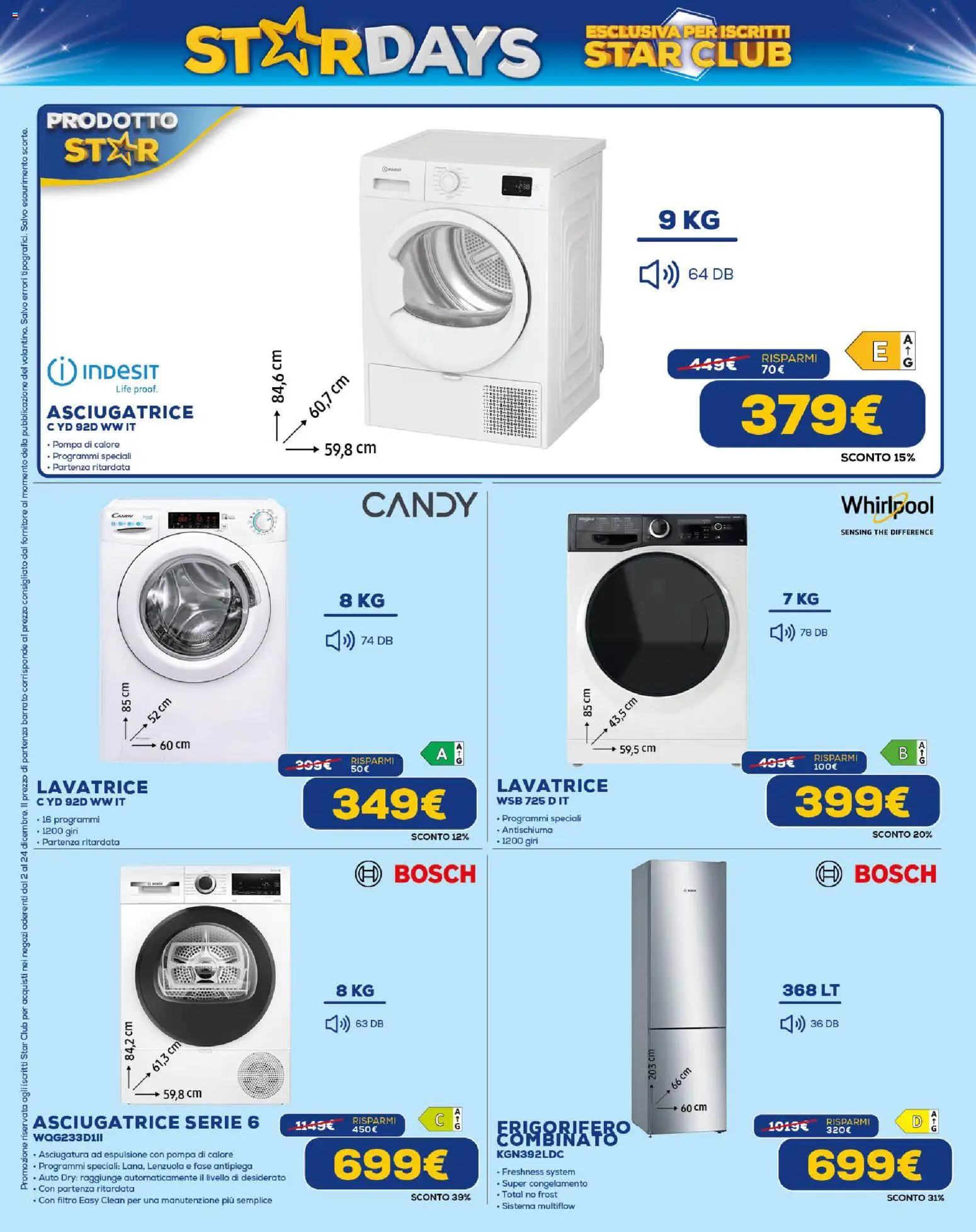 Volantino Euronics del 02.12.2025 | Pagina: 10 | Prodotti: Lavatrice, Asciugatrice, The, Lenzuola