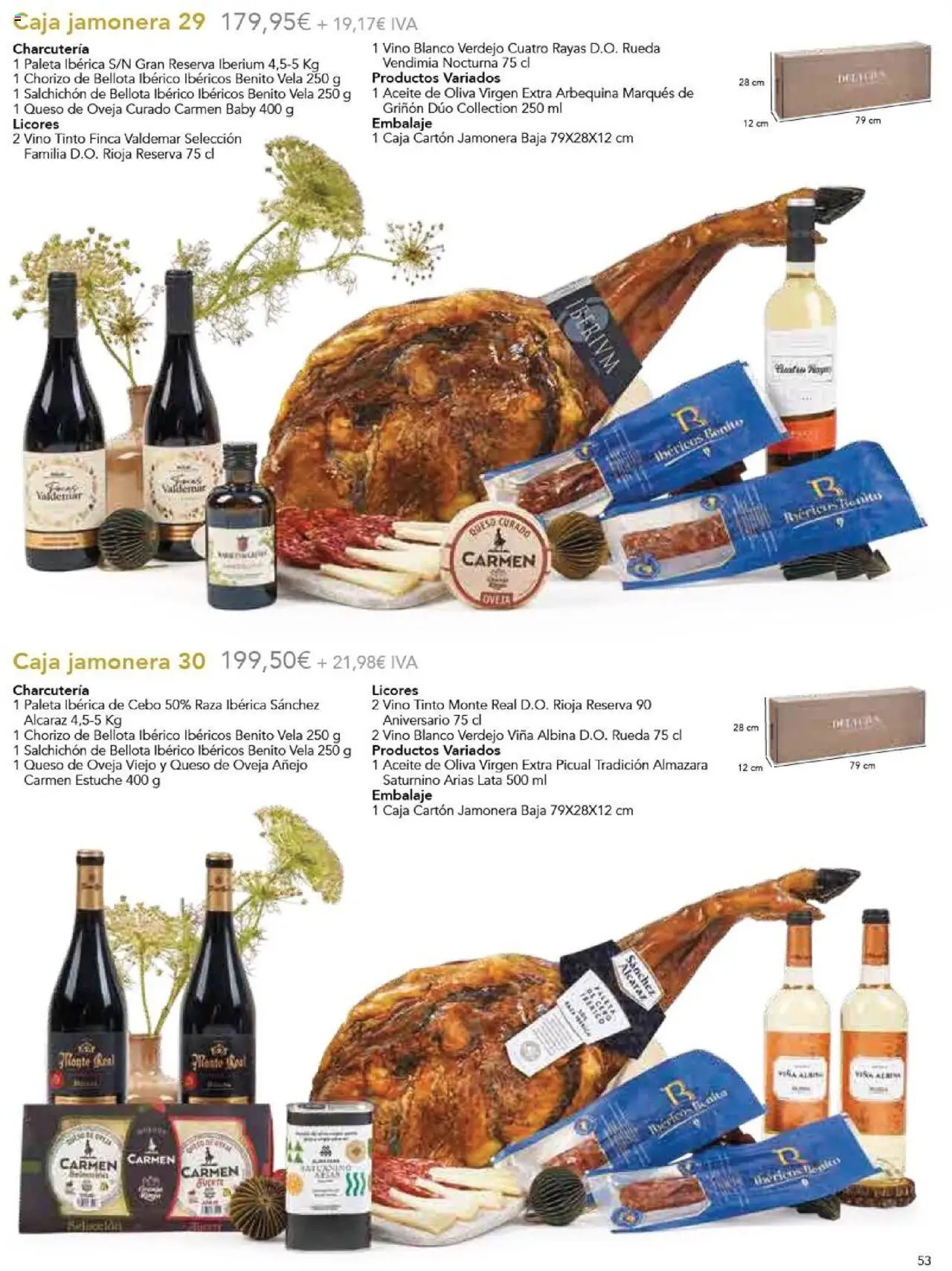 E.Leclerc Regalos de Navidad 2025 │ válido desde el 10.10.2025 | Página: 55 | Productos: Queso de oveja, Queso, Vino, Aceite de oliva