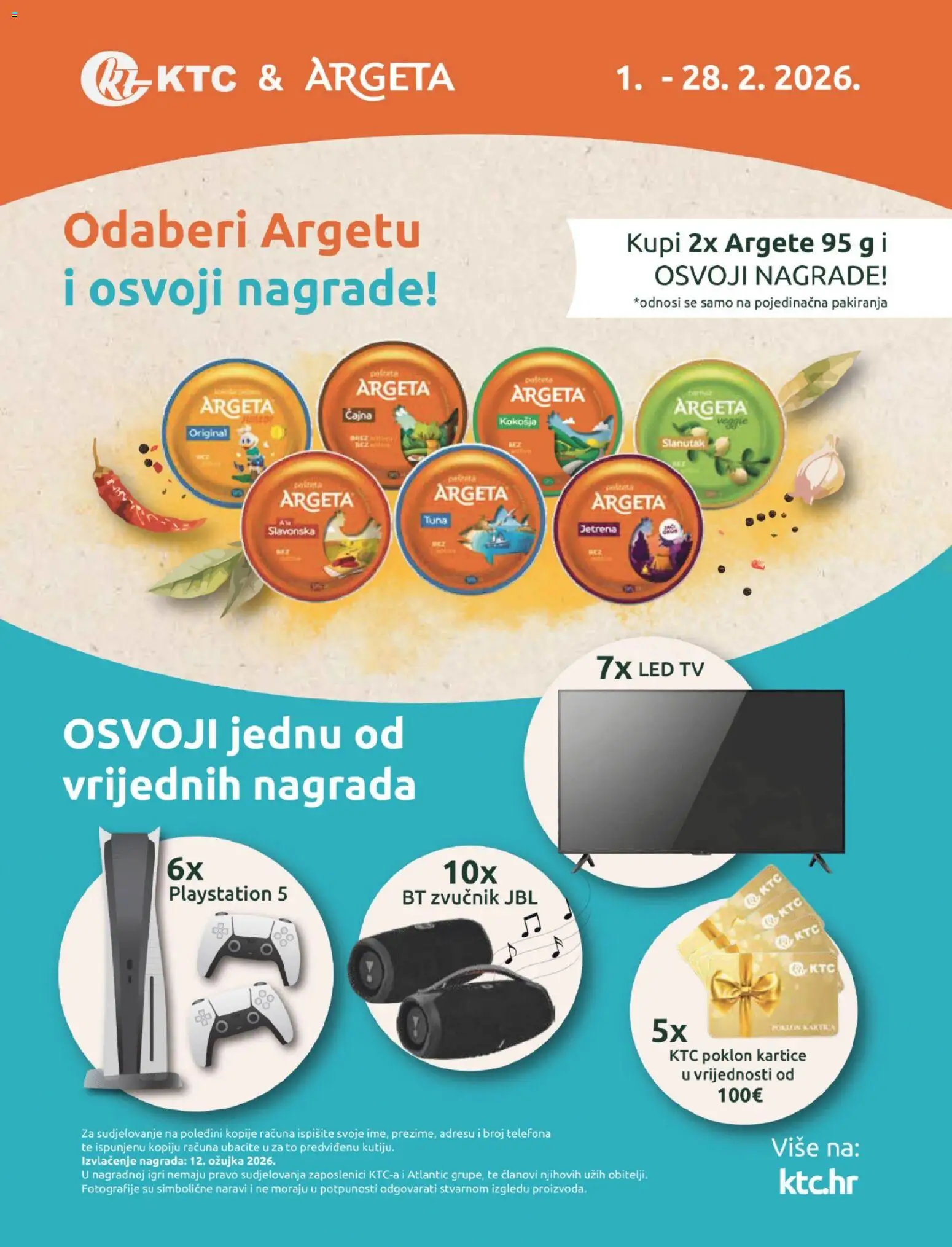 KTC katalog | vrijedi od 18.02.2026 | Stranica: 5 | Proizvodi: Tuna, Tv, Playstation, Zvučnik