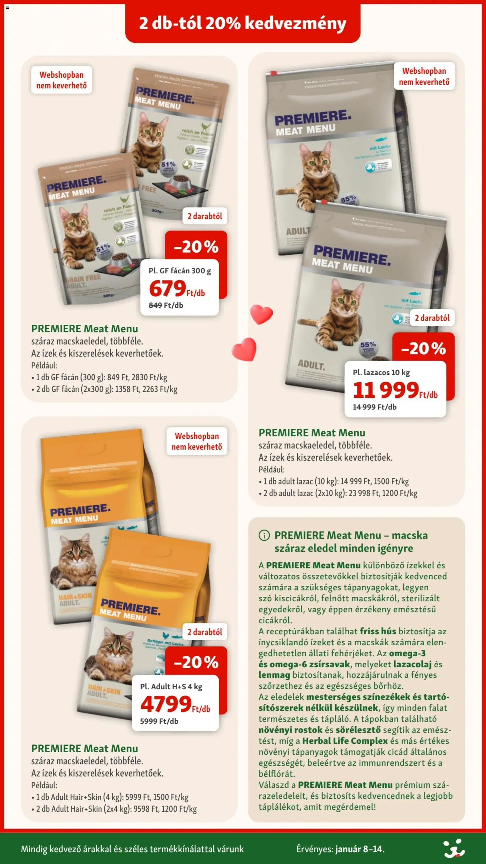 Fressnapf akciós ujság - amely érvényes a következő dátumtól: 05.02.2026 | Oldal: 6 | Termékek: Hús, Lazac