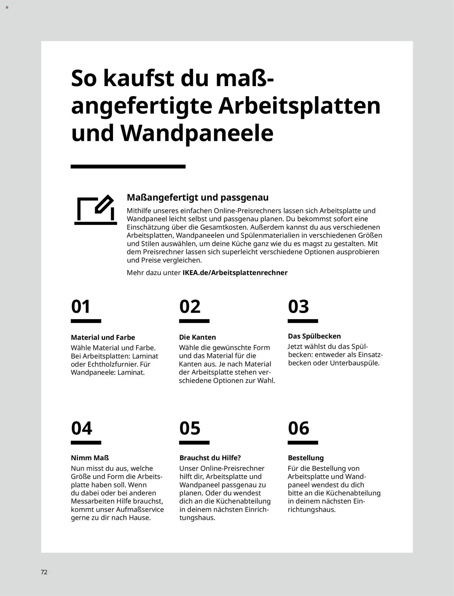 Ikea Prospekt 	 – gültig ab 01.04.2025 | Seite: 72 | Produkte: Küche