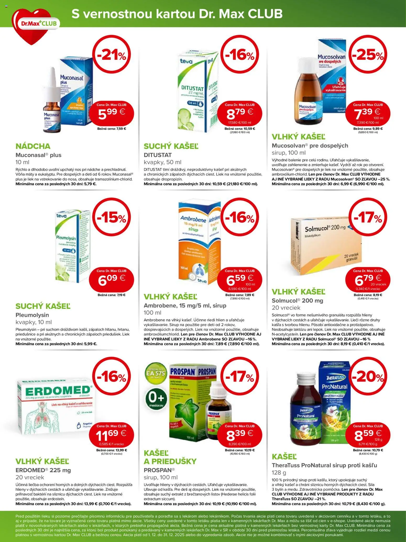 Nové Dr. Max akcie – leták je platný od 01.12.2025 | Strana: 4
