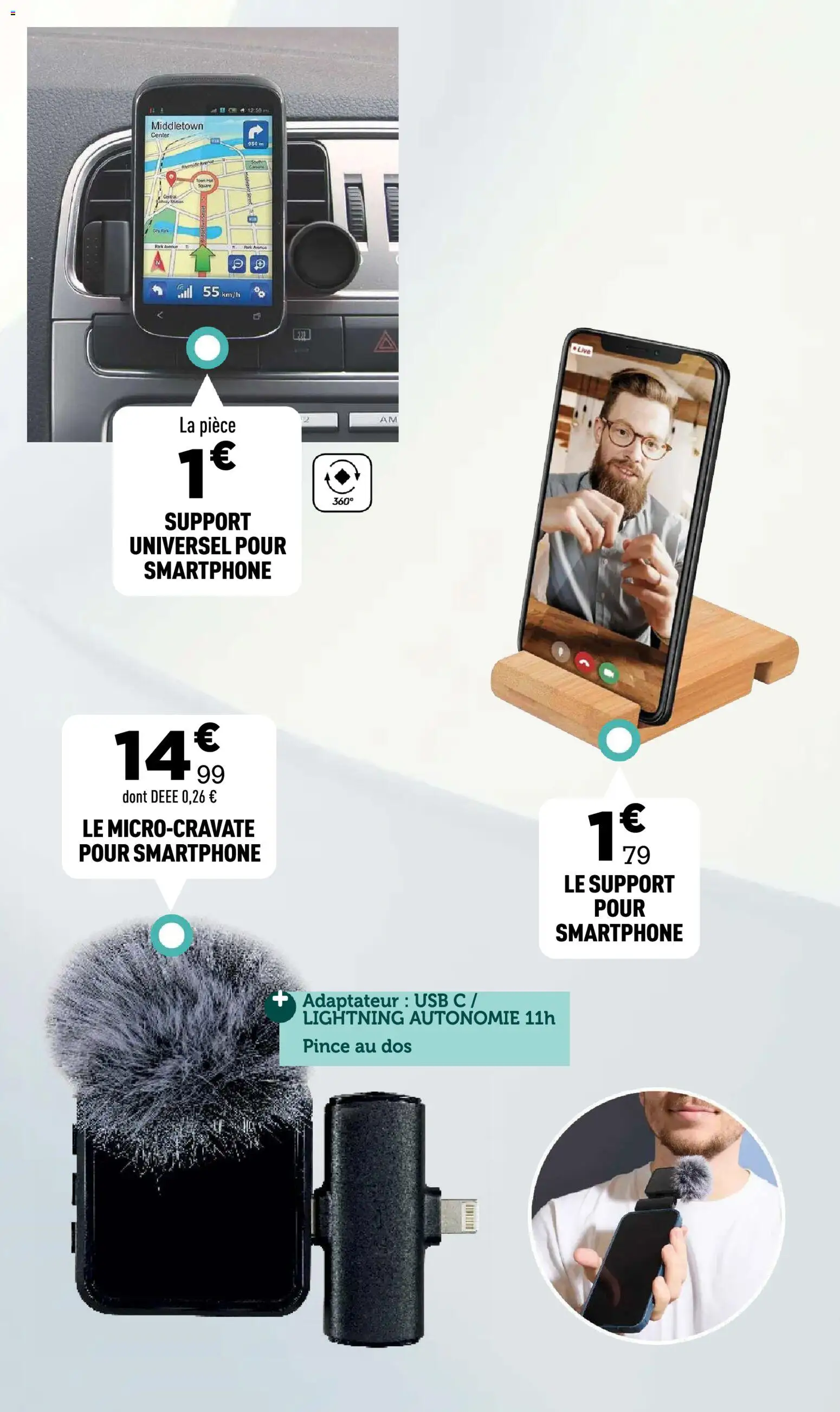 {H1} | Page: 44 | Produits: Smartphone, Adaptateur, USB