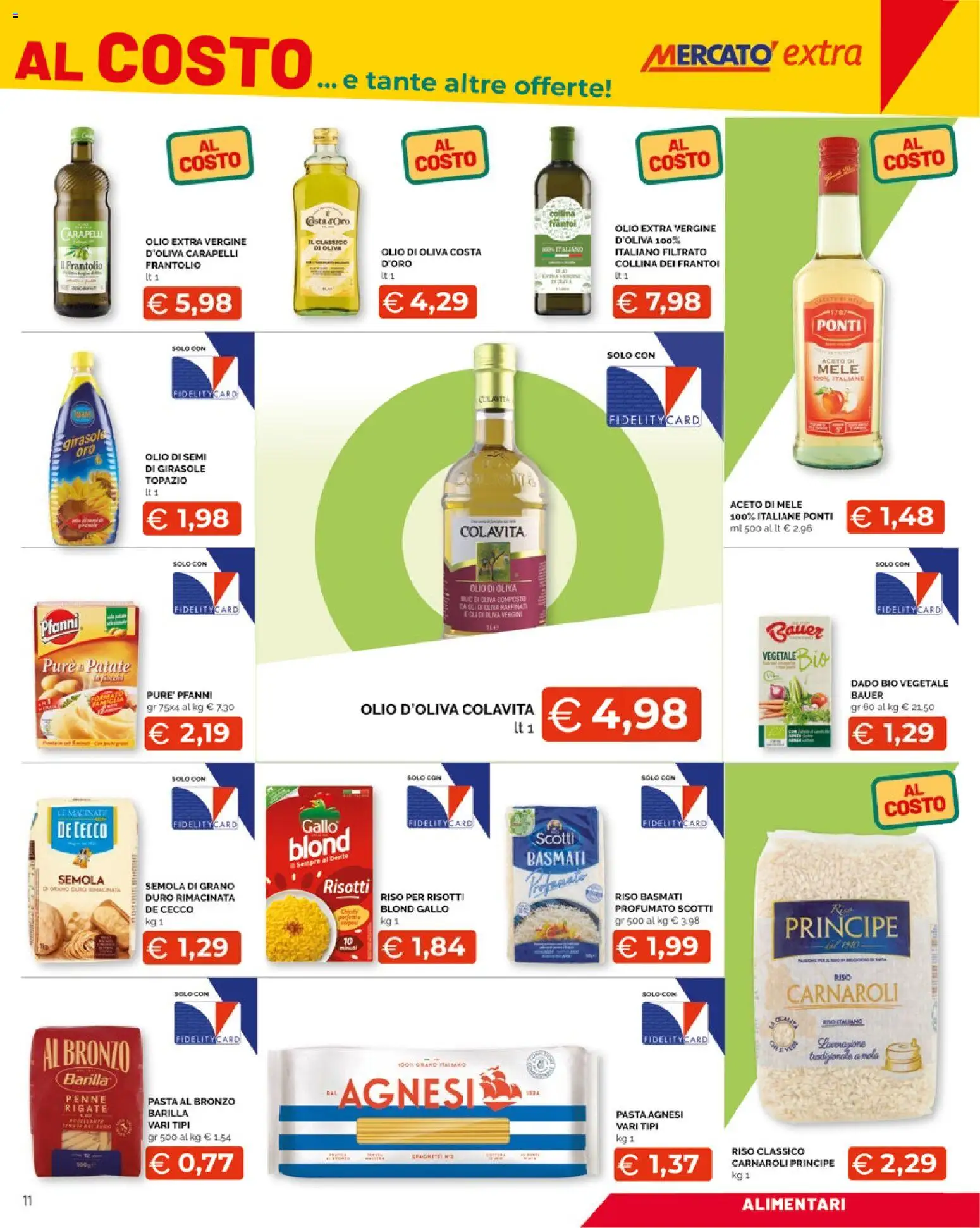 Volantino Mercatò del 09.03.2026 | Pagina: 11 | Prodotti: Mele, Aceto di mele, Patate, Audio