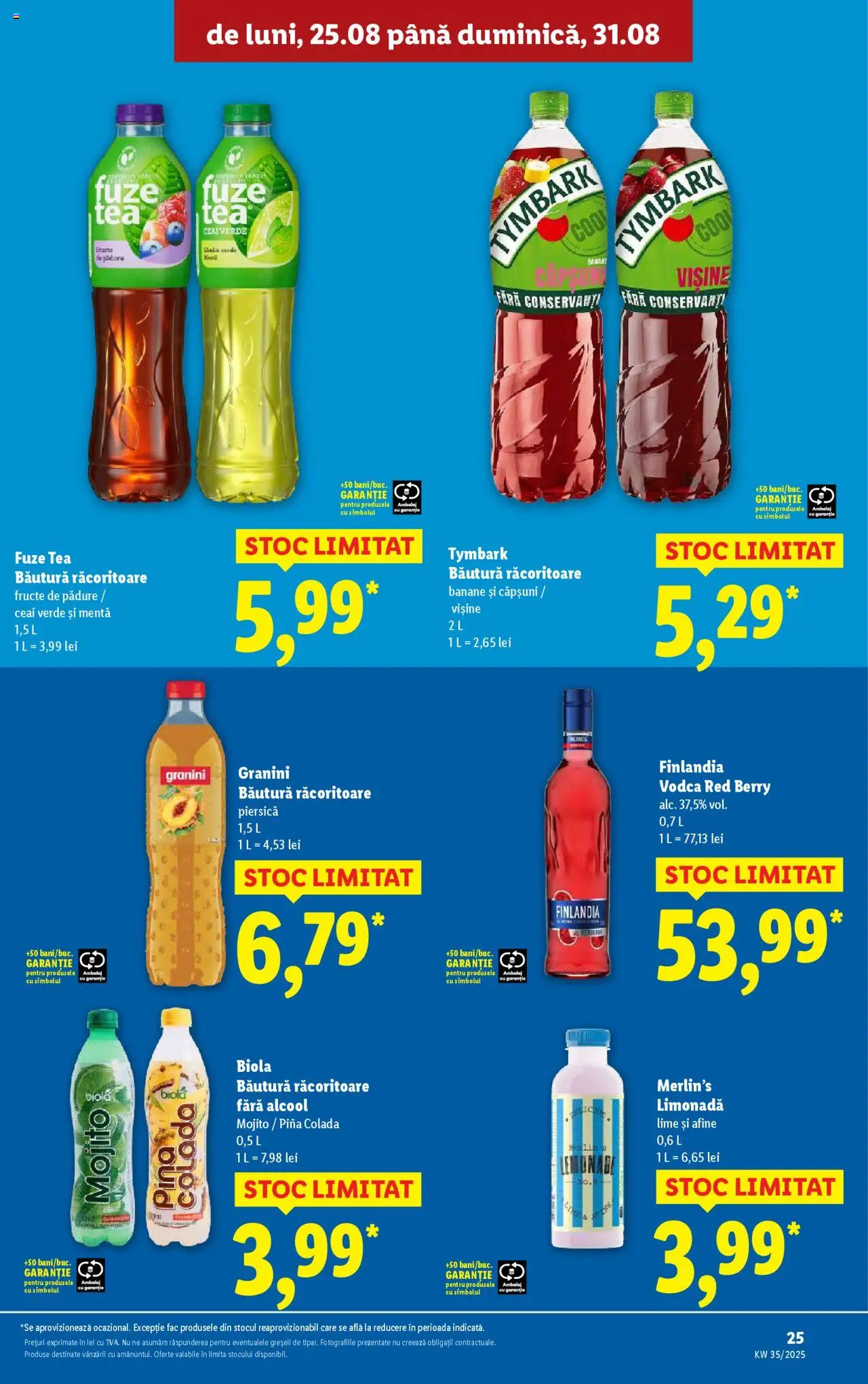 Catalog Lidl – valabil de la 25.08.2025 | Pagină: 25 | Produse: Piersică, Su ısıtıcı, Căpșuni, Fructe