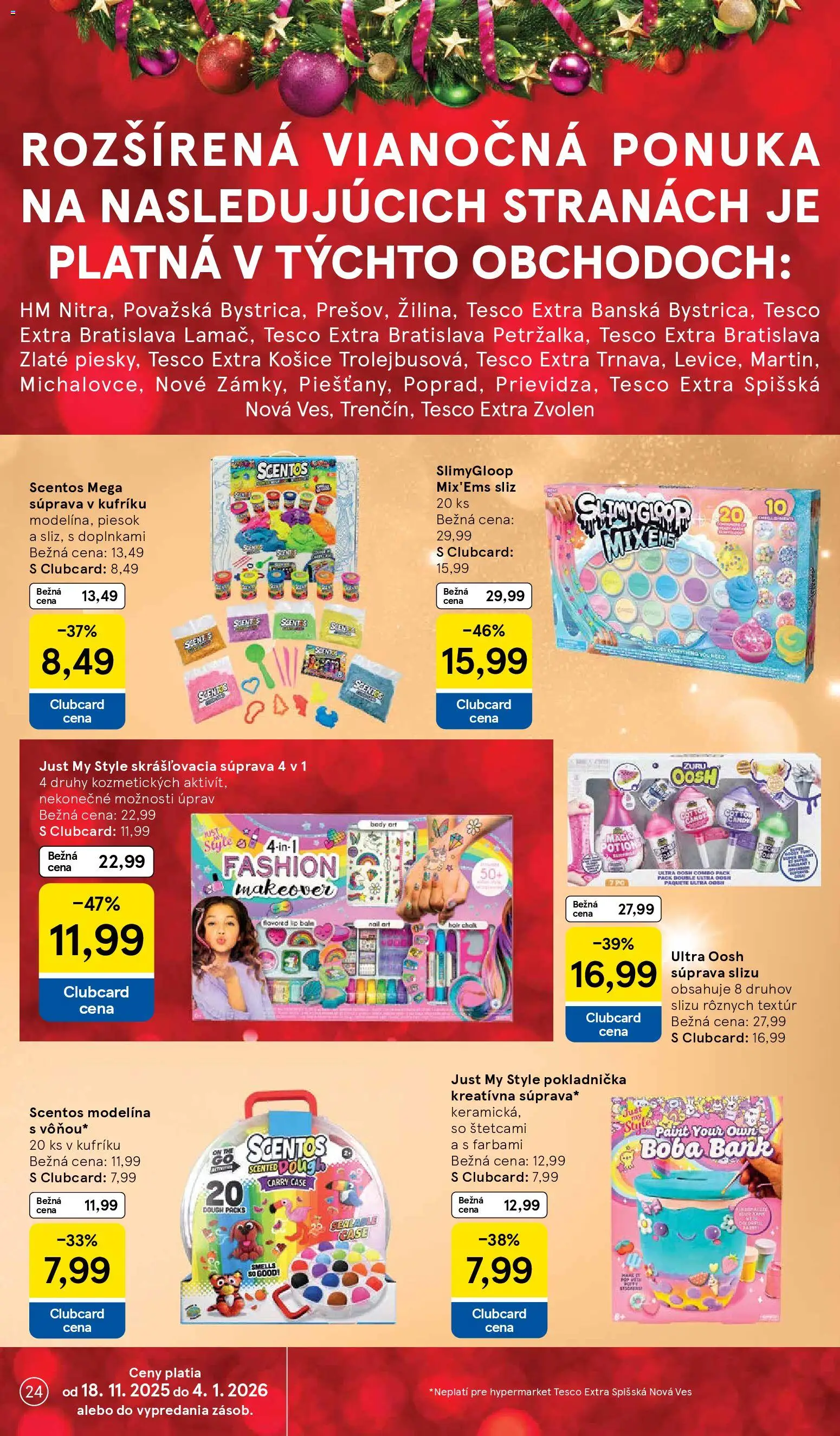 Nové Tesco akcie – leták je platný od 24.11.2025 | Strana: 24