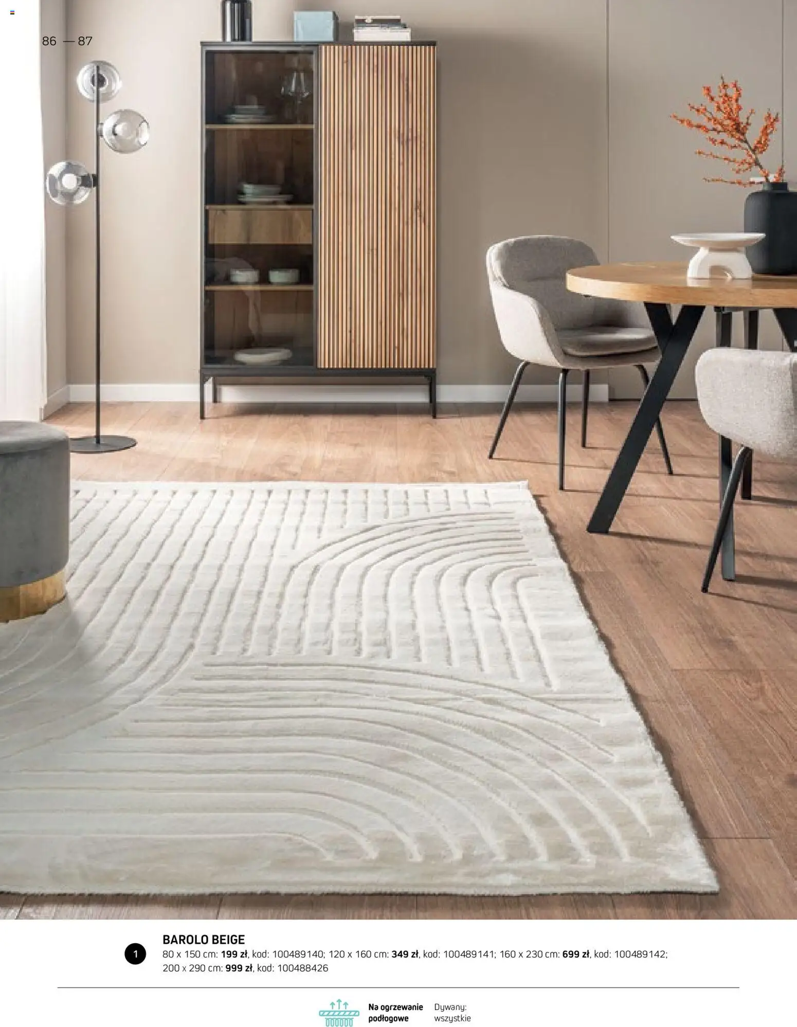 Komfort gazetka - Katalog dywanów od 17.03.2026 | Strona: 86 | Produkty: Dywany
