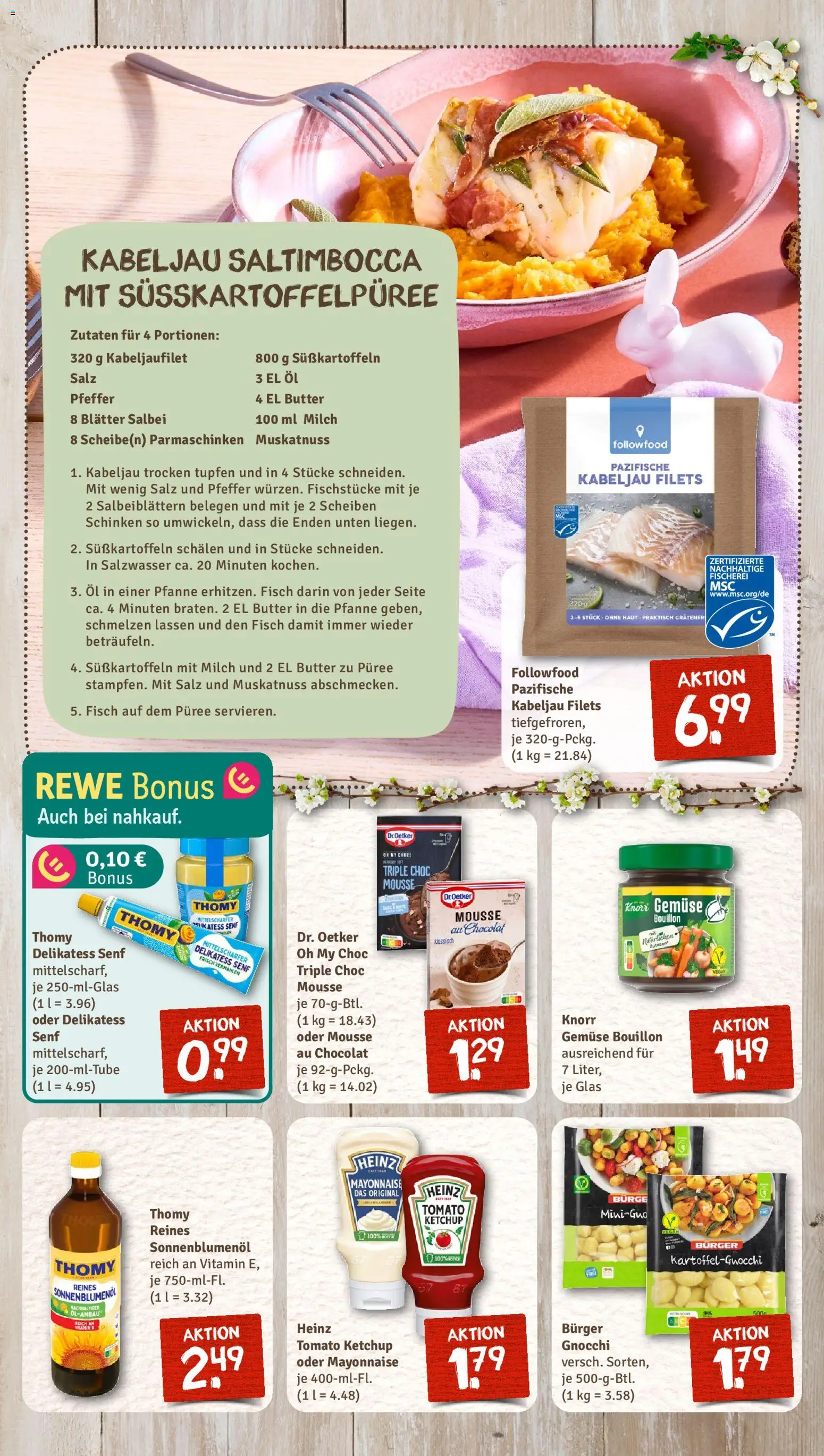 Nahkauf Prospekt – gültig ab 30.03.2026 | Seite: 4 | Produkte: Milch, Butter, Fisch, Pfeffer