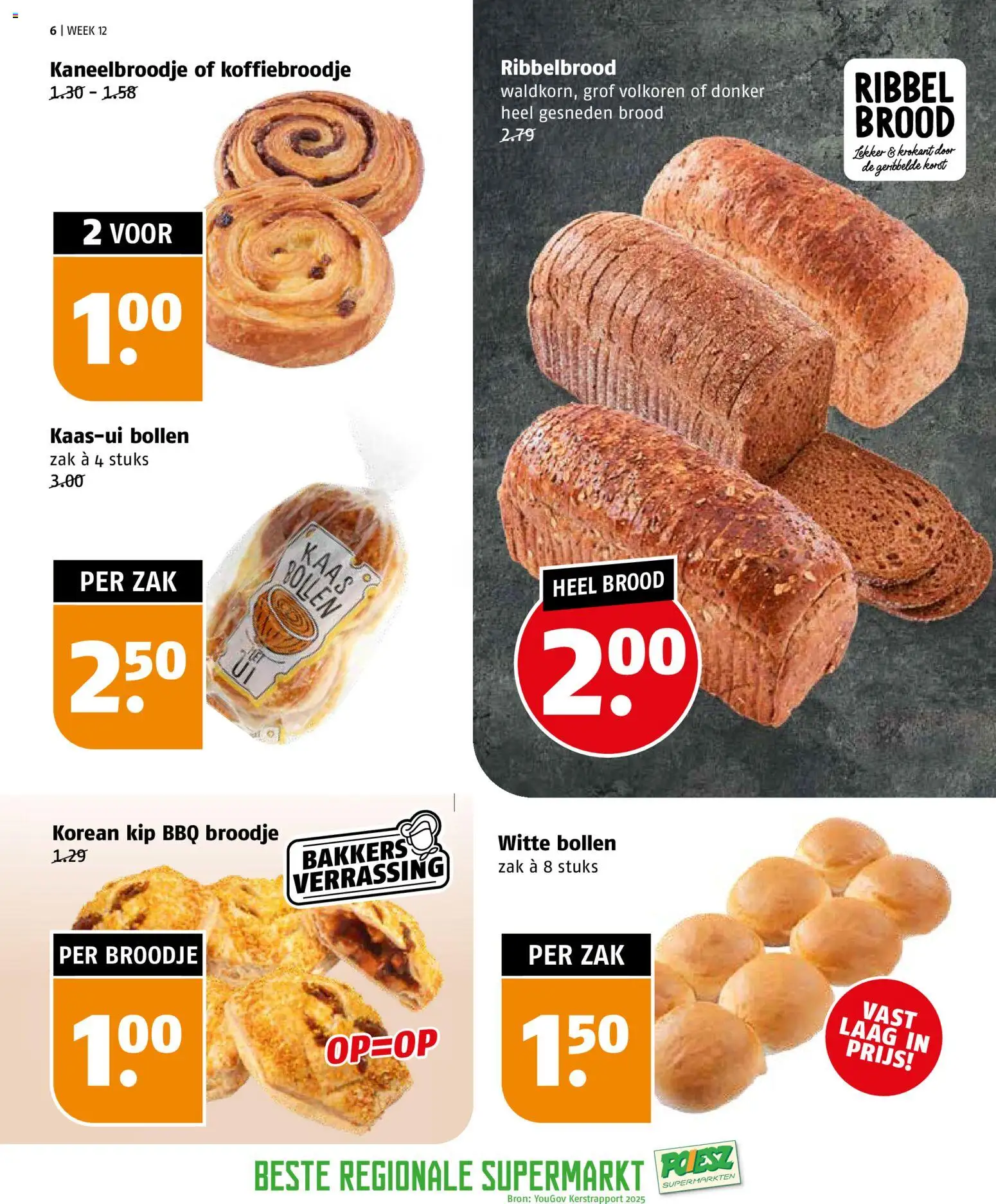 {H1} | Pagina: 6 | Producten: Kaas, Brood, Broodje, Kip