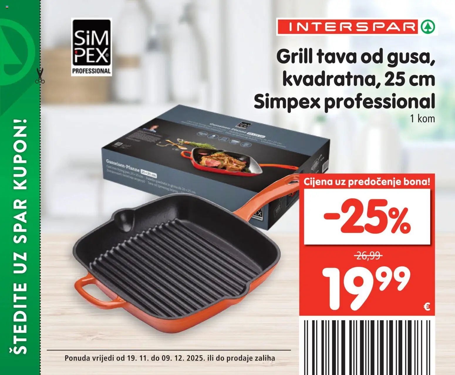 Interspar katalog | vrijedi od 19.11.2025 | Stranica: 49 | Proizvodi: Grill tava, Tava