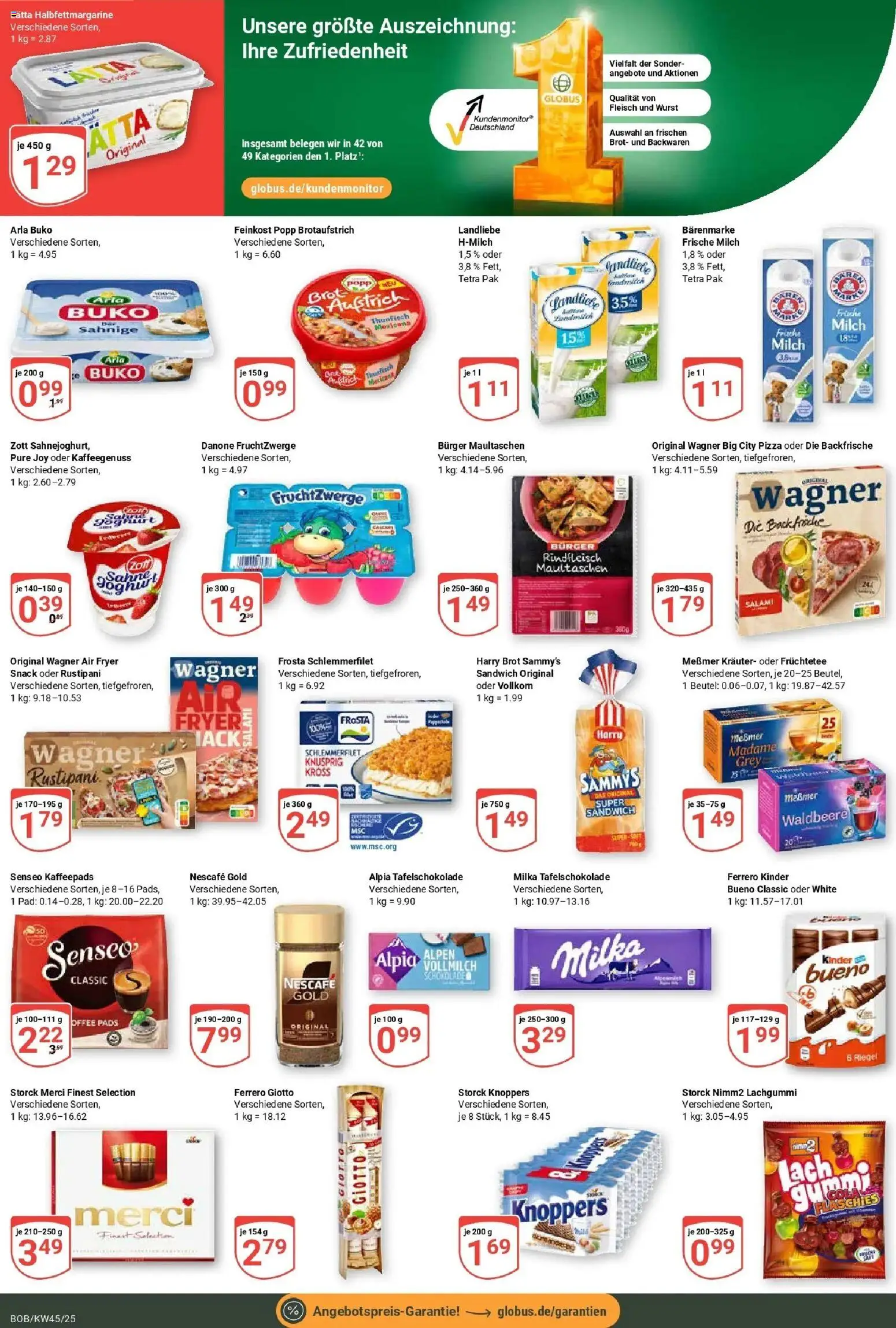 Globus prospekt Bobenheim-Roxheim	 – gültig ab 02.11.2025 | Seite: 2 | Produkte: Thunfisch, Fruchtzwerge, Nescafe gold, Fleisch