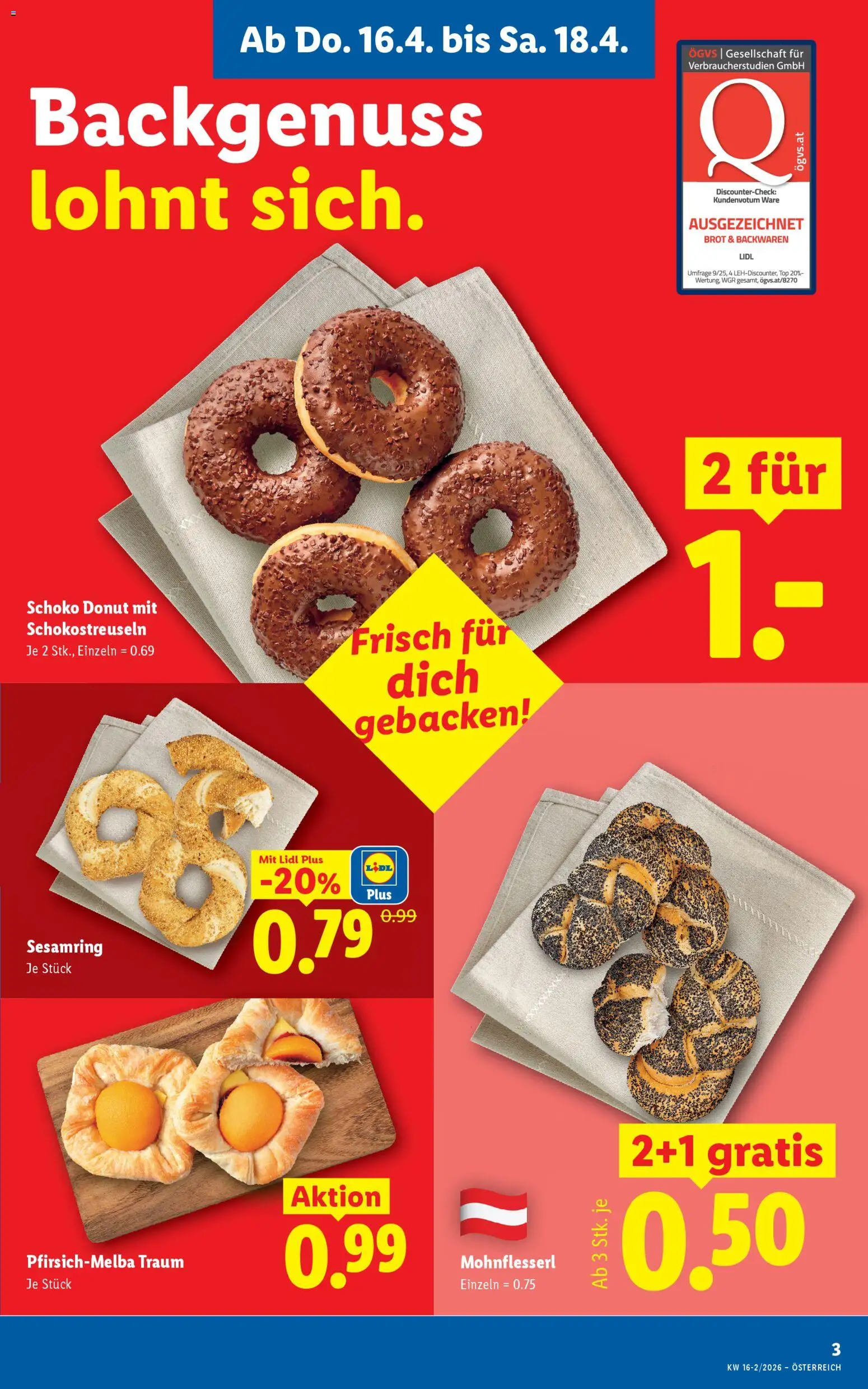 Lidl - Flugblatt gültig ab 16.04.2026 | Seite: 5 | Produkte: Brot