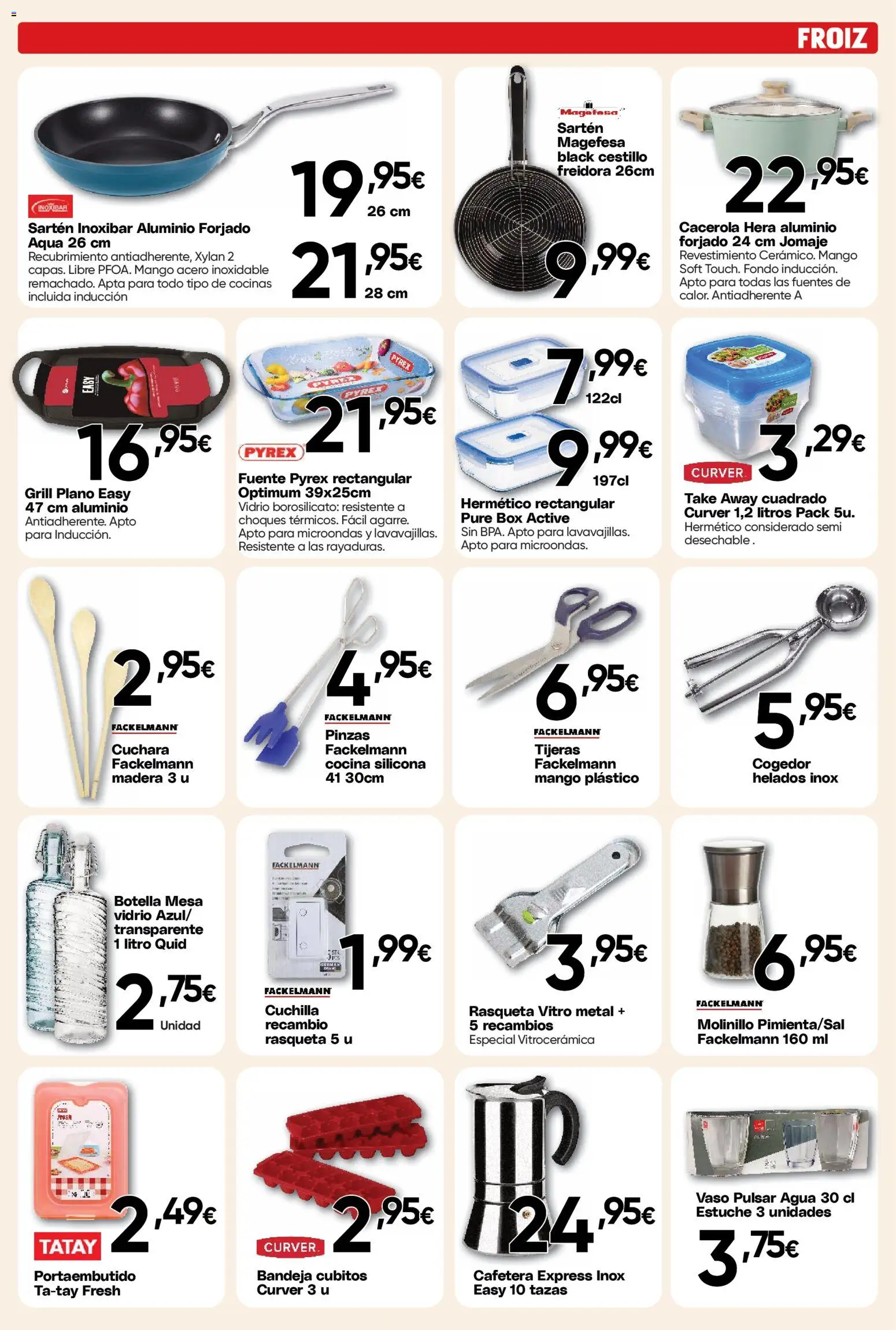 Froiz - Folleto Hiper │ válido desde el 23.04.2026 | Página: 10 | Productos: Cocina, Ρούτερ, Freidora, Mesa