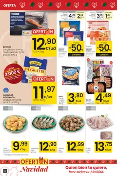 Vista previa Eroski - Ofertón Navidad  válido desde el 27.11.2025 | Página: 18 | Productos: Pescado, Té, Bandeja, Langostino
