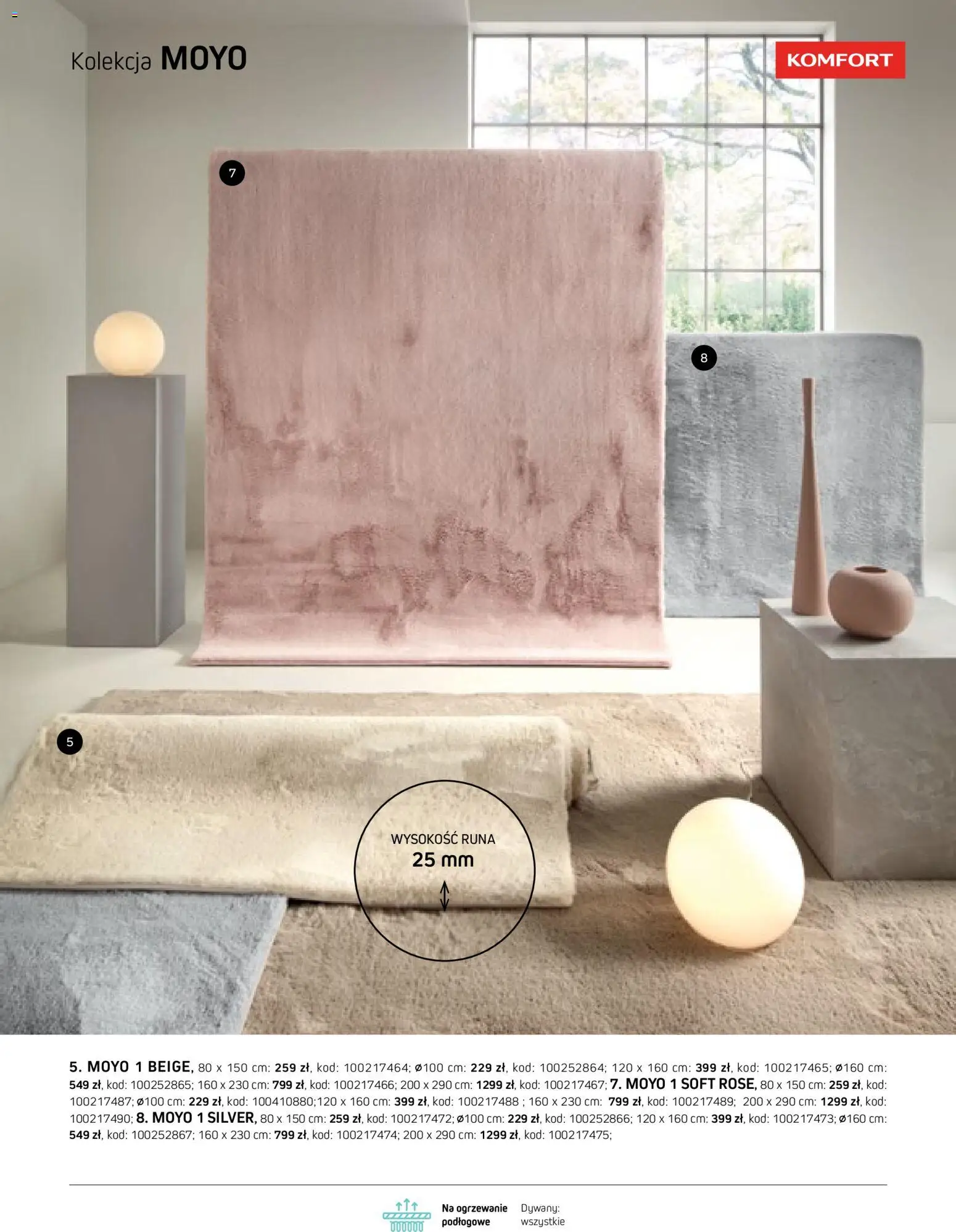 Komfort gazetka - Katalog dywanów od 17.03.2026 | Strona: 85 | Produkty: Dywany