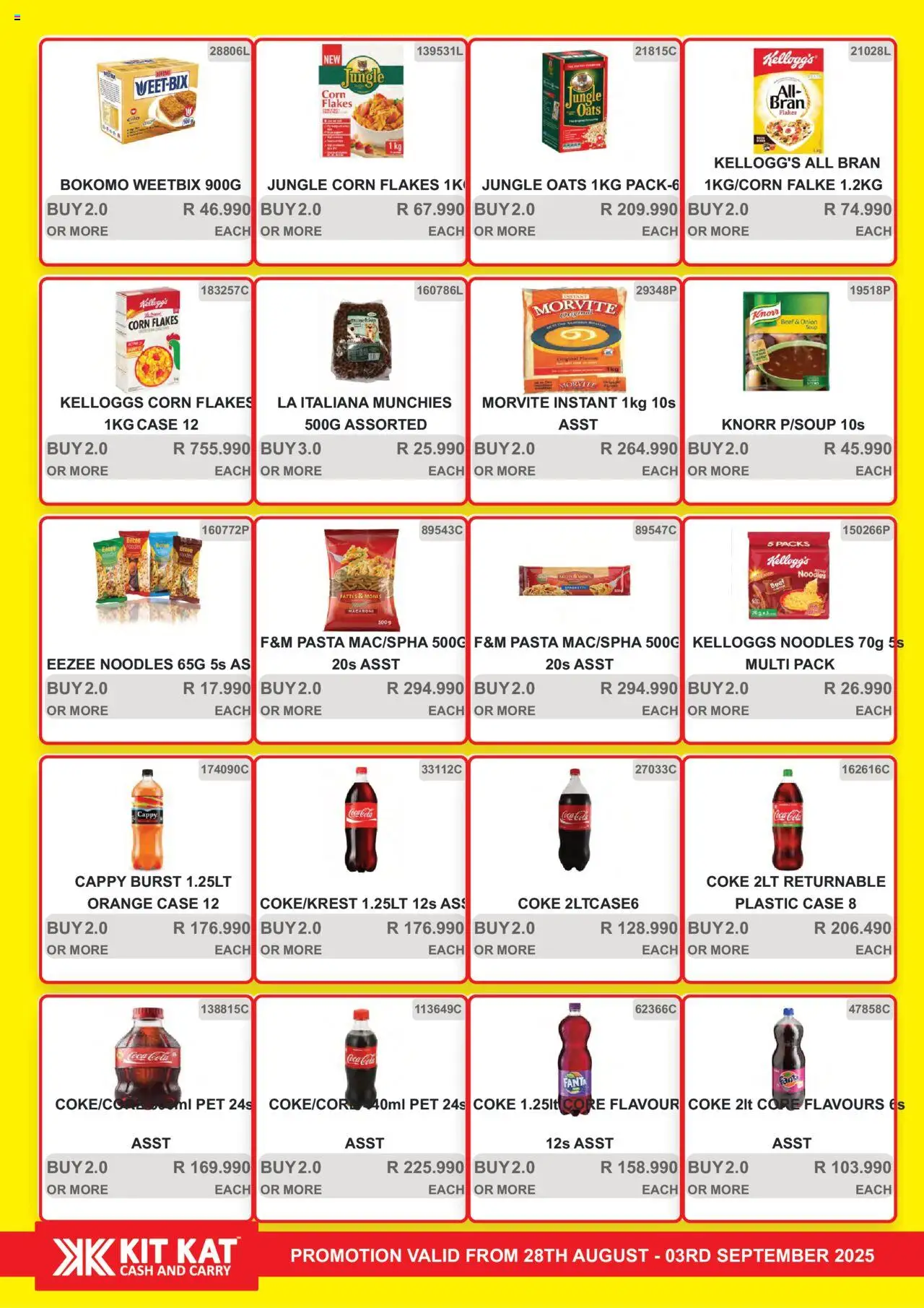 KIT KAT Cash & Carry - Weekly Traders Special │ valid from 28.08.2025 | Page: 5 | Products: Case, Beef, Fanta, Flakes