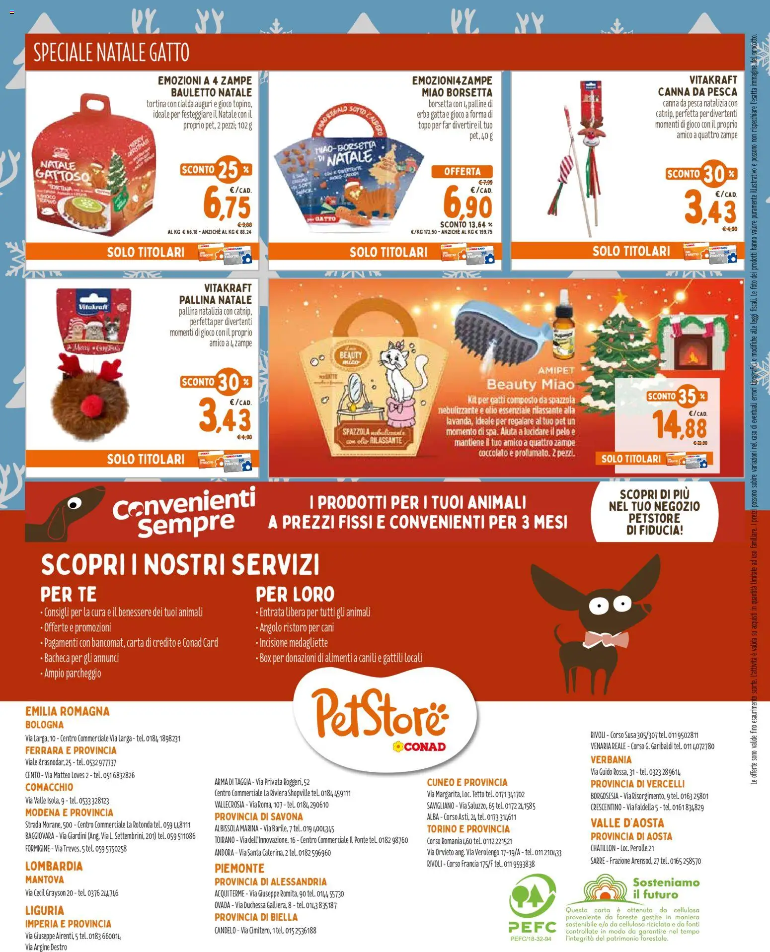 Volantino Conad del 04.12.2025 | Pagina: 8 | Prodotti: Bacheca, Olio, Pesca, Gioco