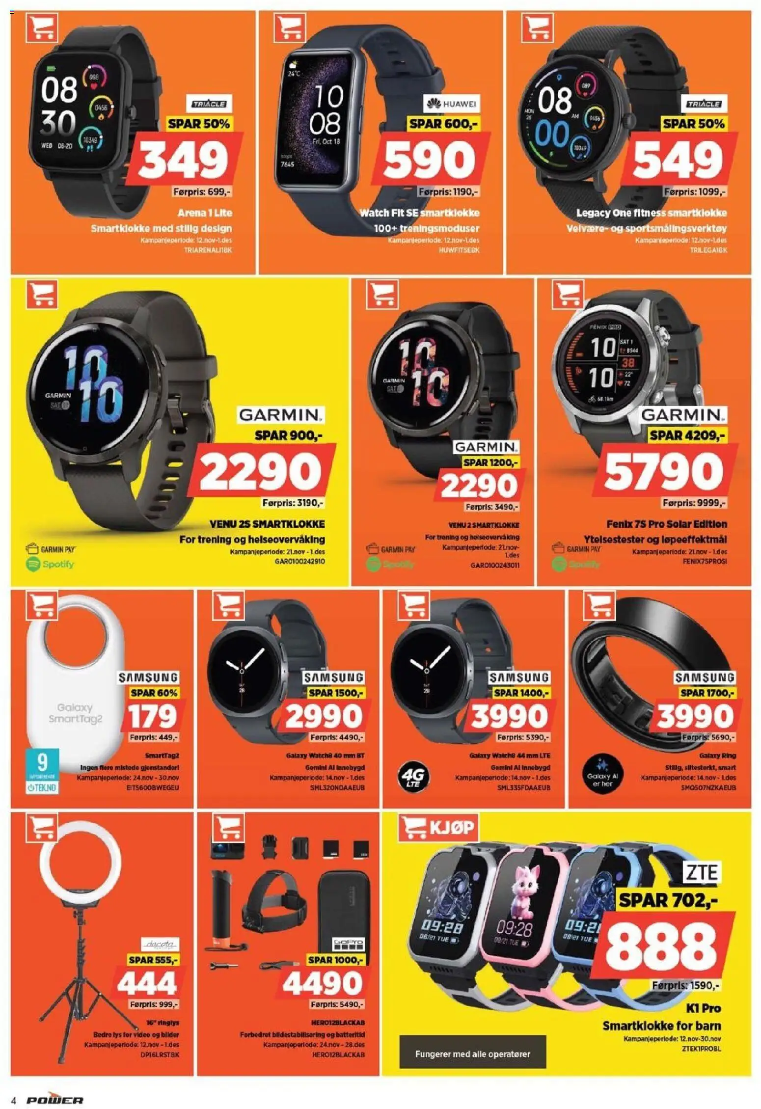 {H1} | Side: 4 | Produkter: Video, Суміш дитяча, Smartklokke, Lys