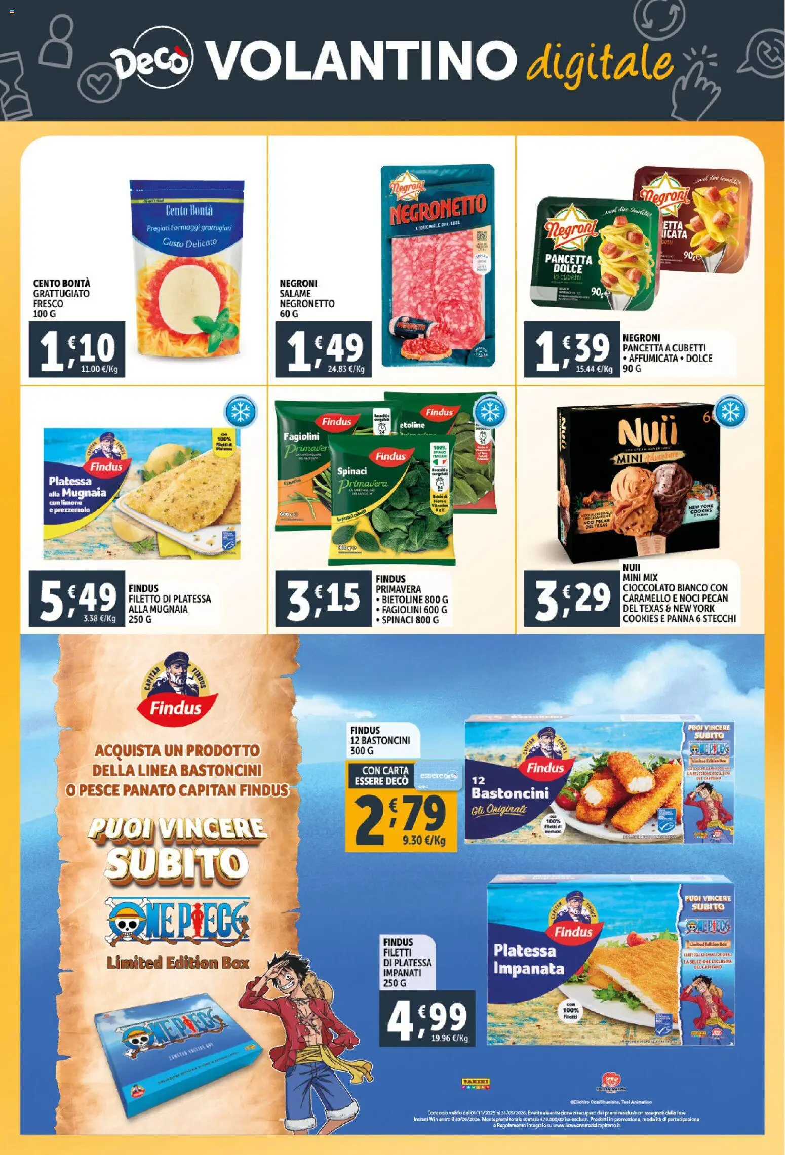 Volantino Decò del 23.02.2026 | Pagina: 24 | Prodotti: Salame, Pesce, Pancetta, Limone