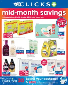 Clicks specials catalogue – valid from 08.10.2025