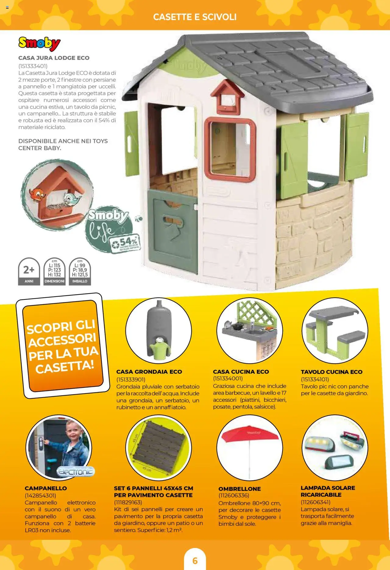 Volantino Toys Center del 03.04.2025 | Pagina: 8 | Prodotti: Pavimento, Lampada solare, Lavello, Lampada