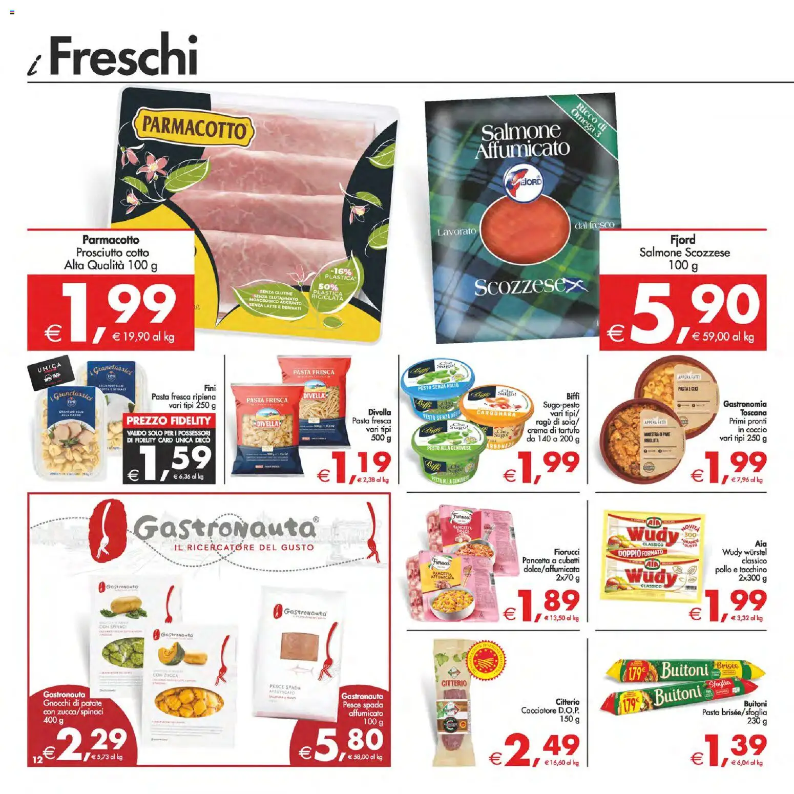 Volantino Decò del 24.10.2025 | Pagina: 14 | Prodotti: Crema, Prosciutto Cotto, Sugo, Pesce spada