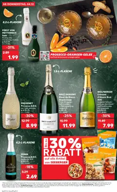 Kaufland prospekt Völklingen	 ab 04.12.2025 gültig | Seite: 8 | Produkte: Freixenet, Sekt, Prosecco, Brut dargent